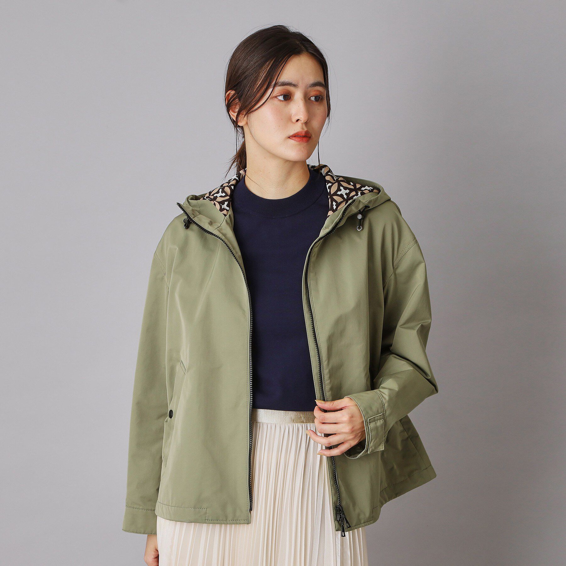 DRESSTERIOR「【ウォッシャブル/撥水素材】撥水ツイル マウンテンパーカー」|ブルゾン・スタジャン|