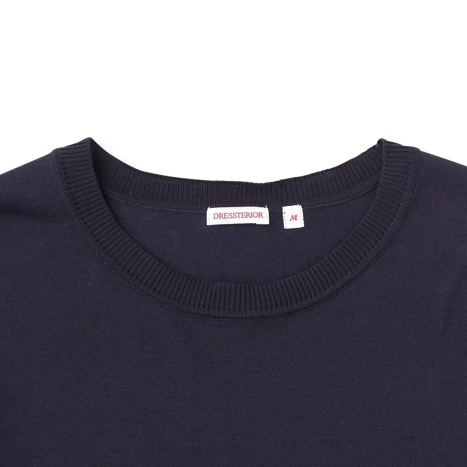 DRESSTERIOR「【ウォッシャブル】コットンシルク クルーニット」|ニット・セーター|