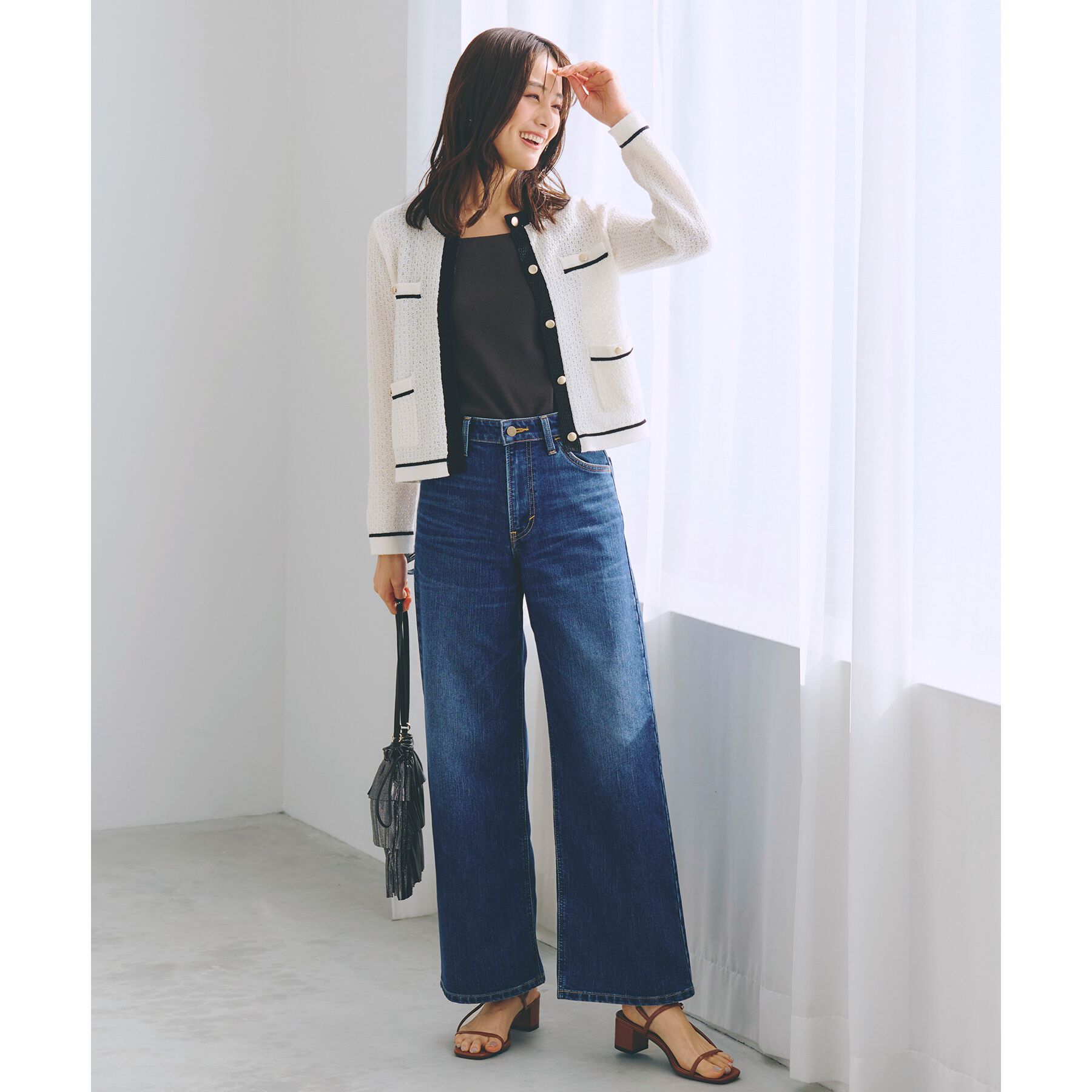 grove「【Lee&times;grove別注】WIDE DENIM PANTS」|デニム|