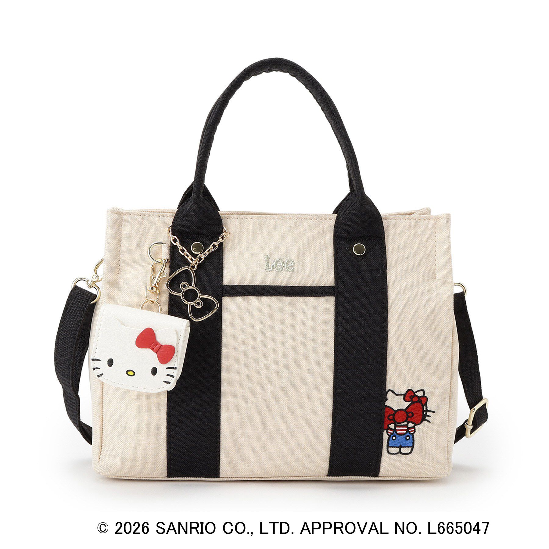 grove「【ハローキティ】フラップチャームポーチ」|ポーチ|