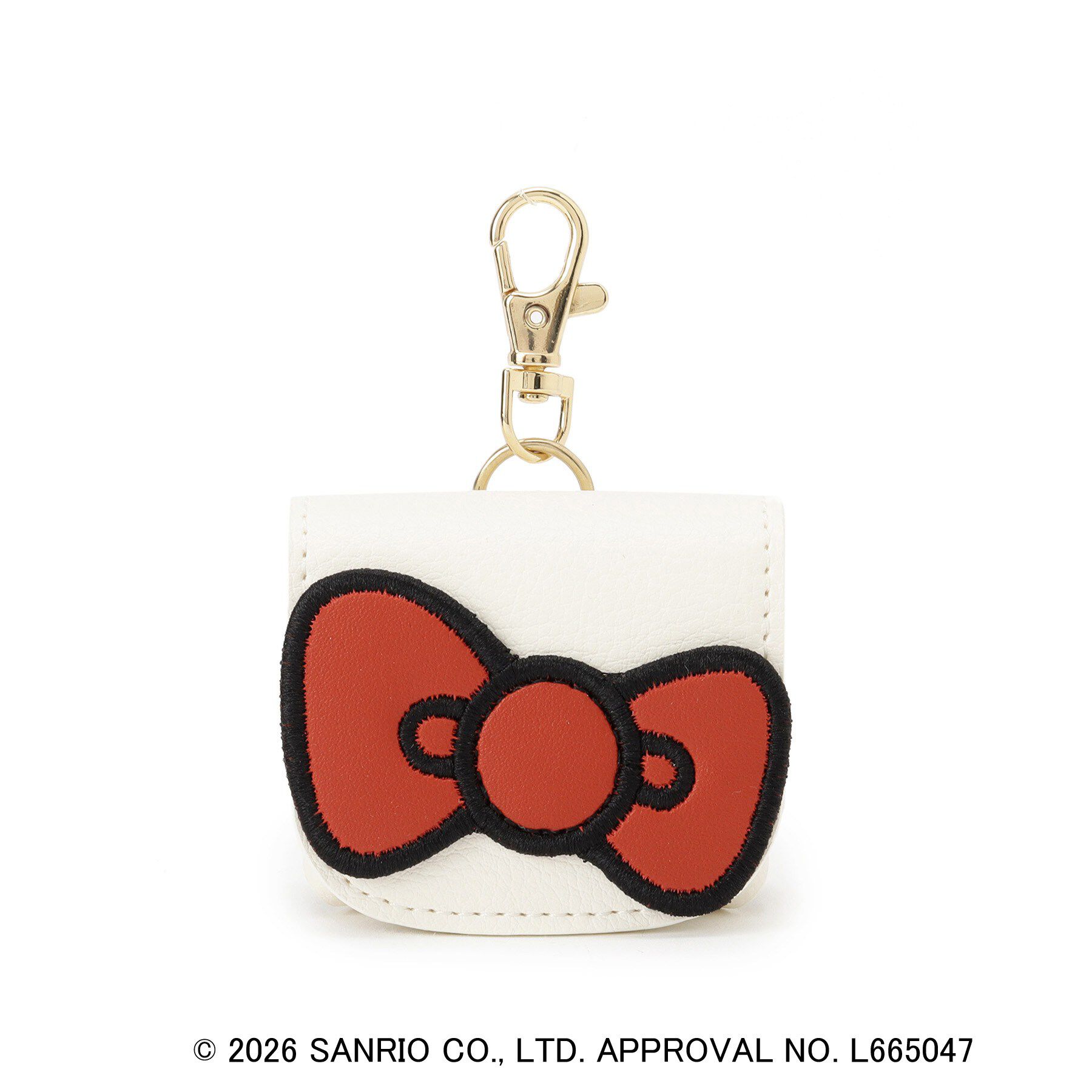 grove「【ハローキティ】フラップチャームポーチ」|ポーチ|リボン(204)