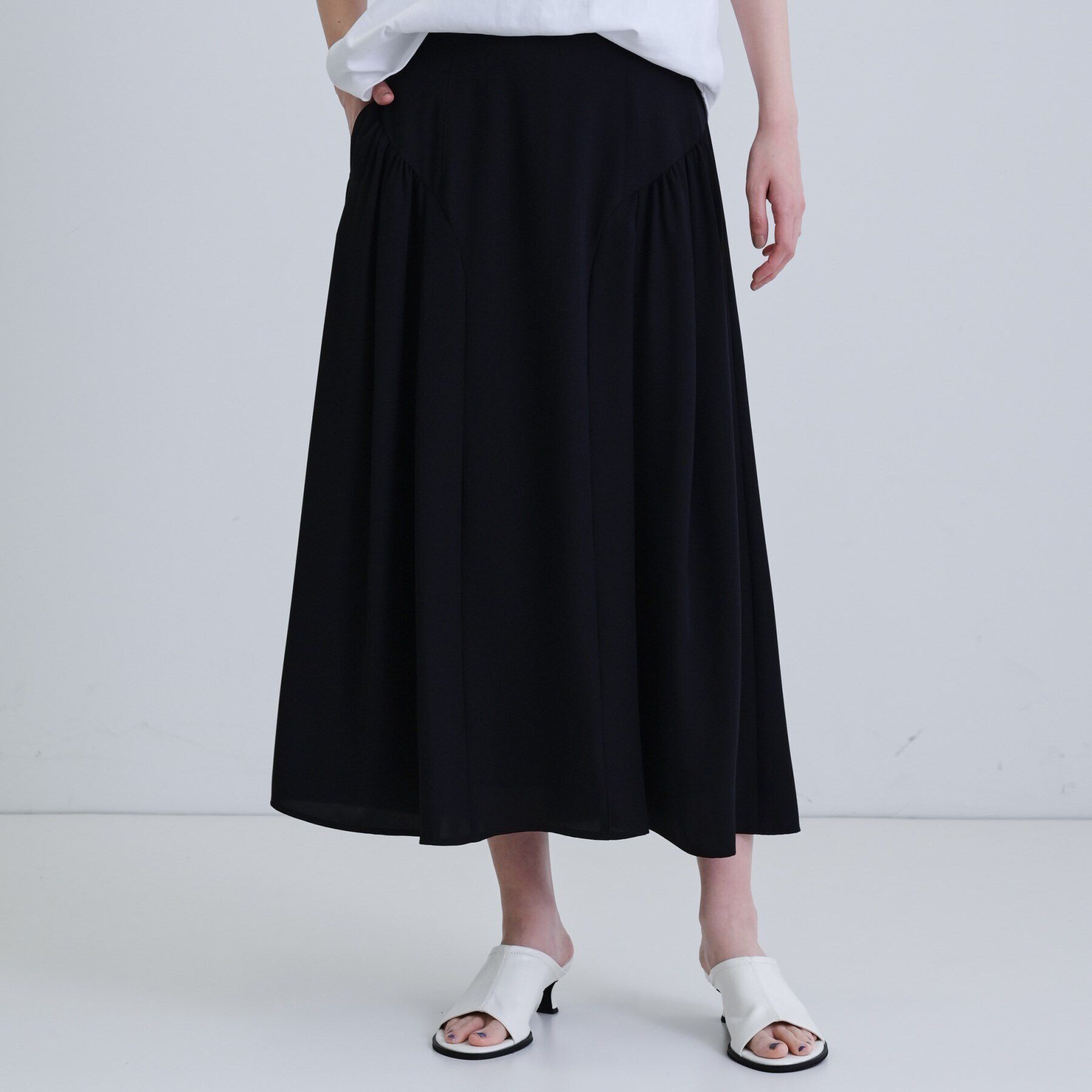 GALLEST「ドレープギャザースカート」|スカート|