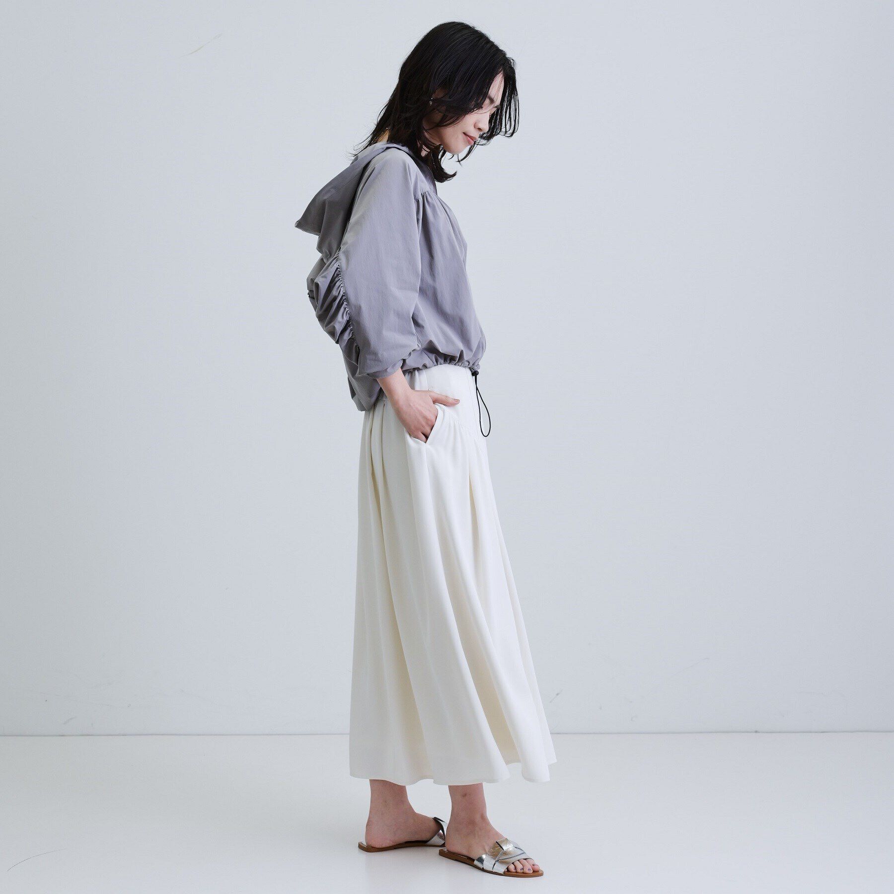 GALLEST「ドレープギャザースカート」|スカート|
