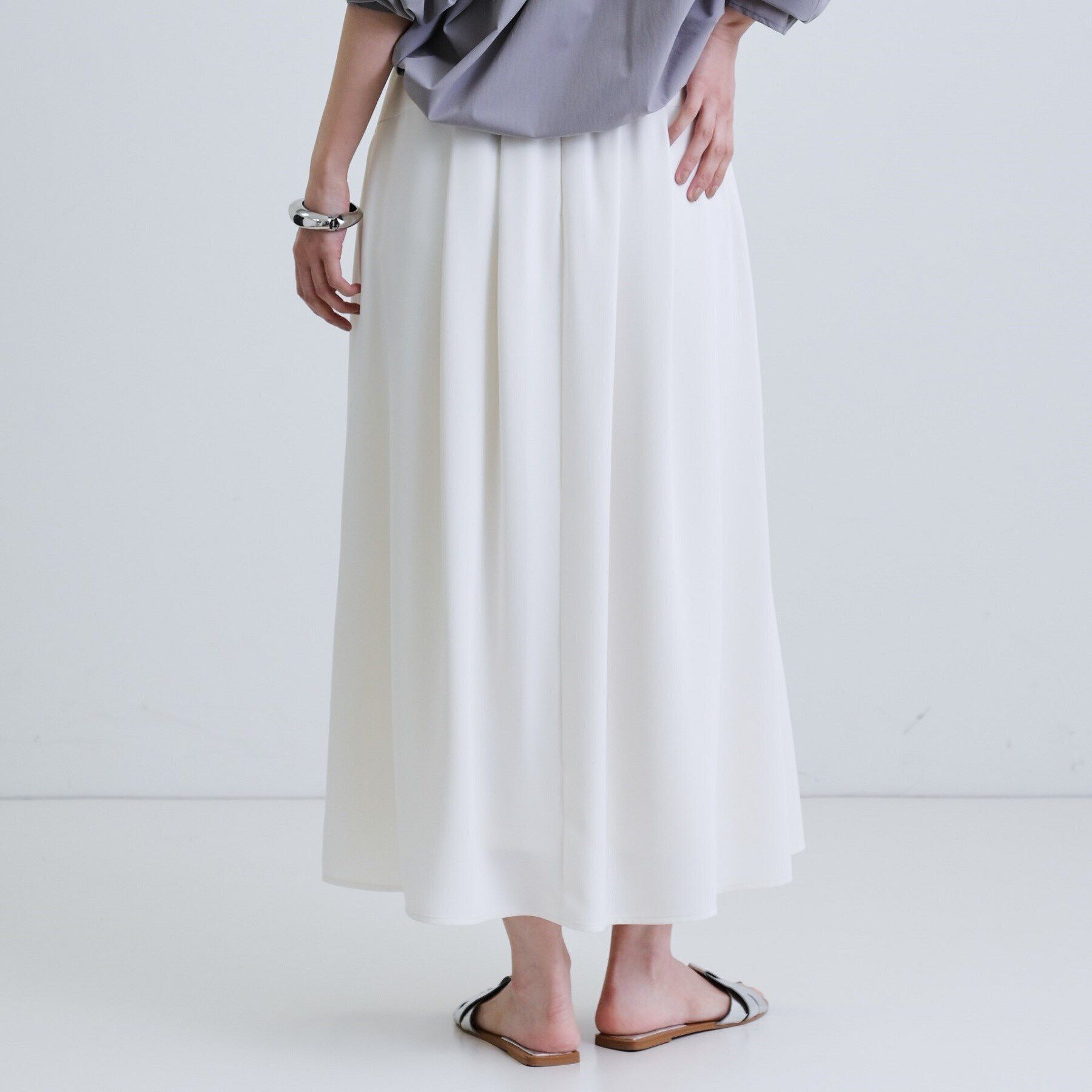 GALLEST「ドレープギャザースカート」|スカート|