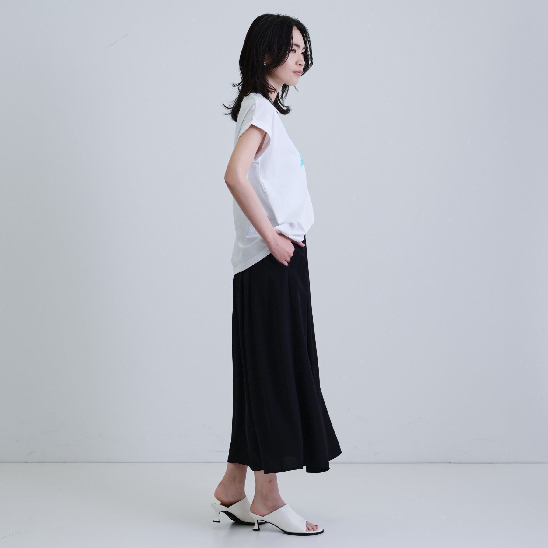 GALLEST「ドレープギャザースカート」|スカート|