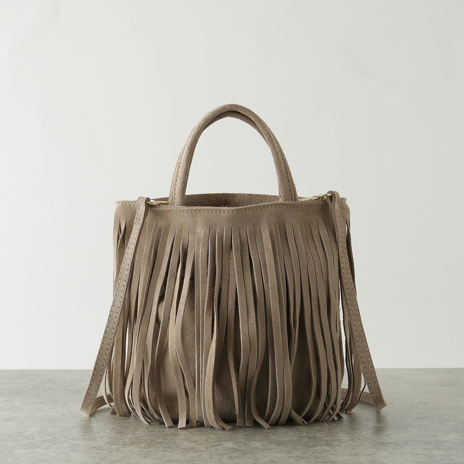 GALLEST「スエードフリンジバッグ」|ハンドバッグ|