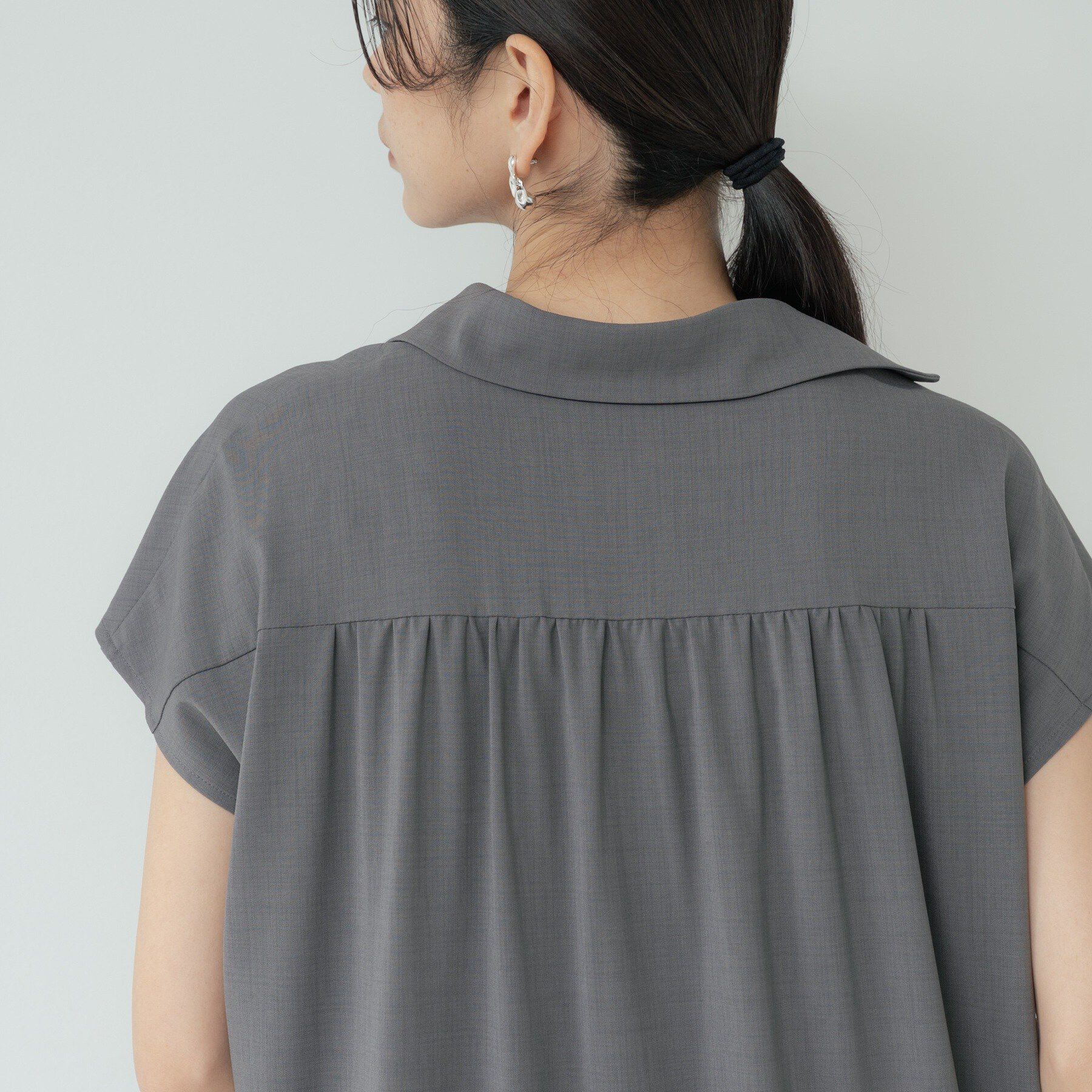 GALLEST「Comfy SET UP｜スキッパーワンピース【通勤／接触冷感／UVカット】」|ワンピース|