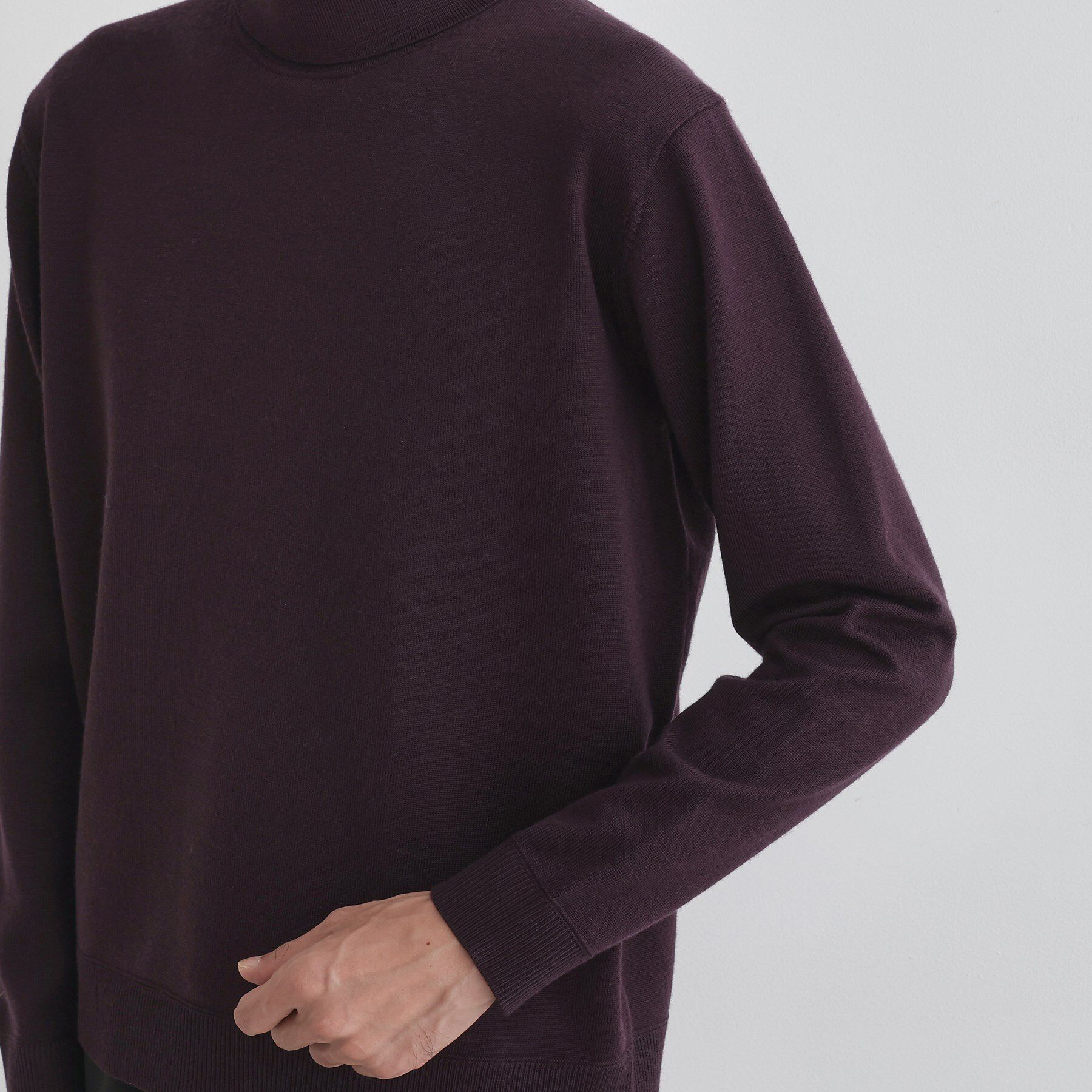 TAKEO KIKUCHI「アンチピリング タートルネック ニット」|ニット・セーター|