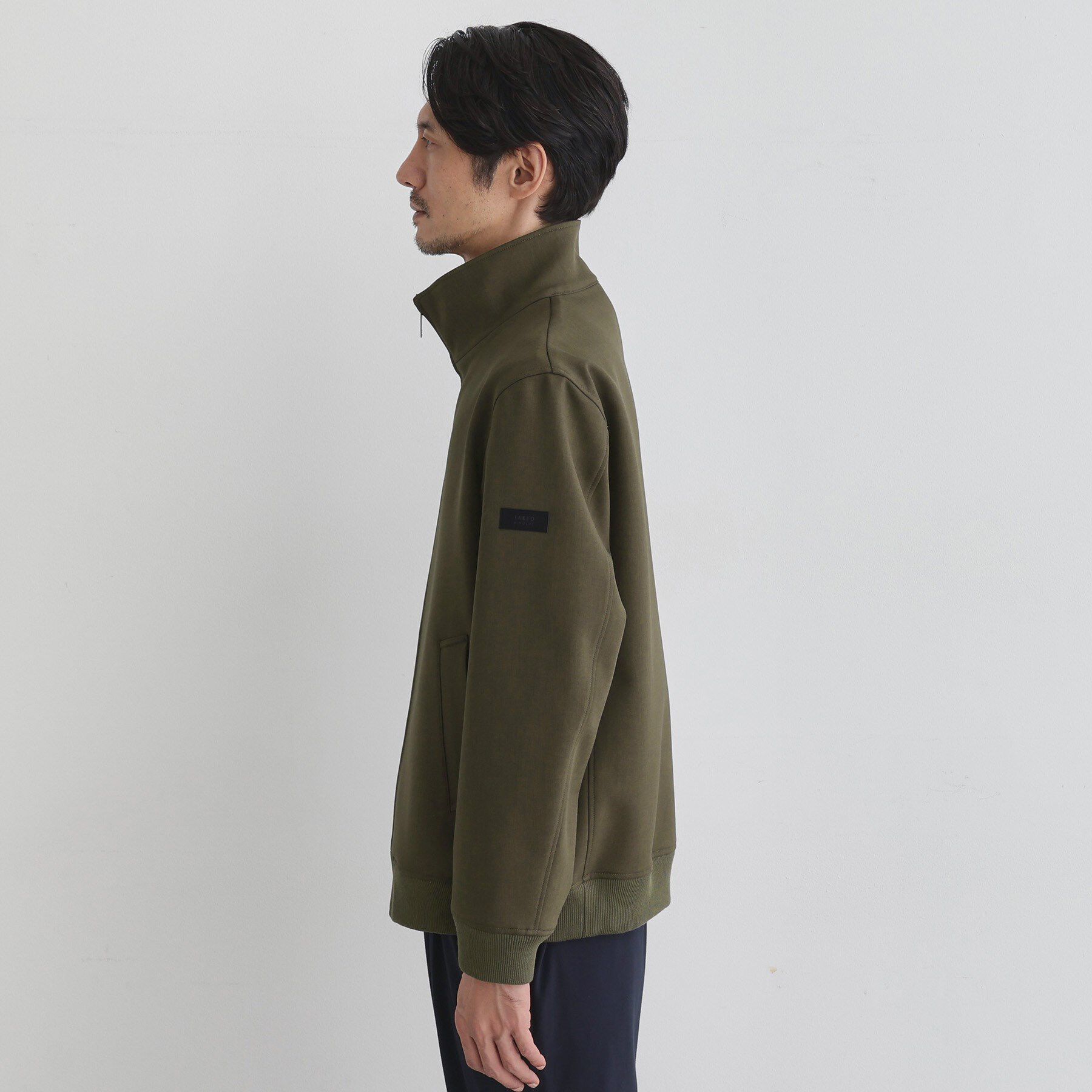 TAKEO KIKUCHI「【JUST ONE LAYER】ダウンファブリック ジップアップ リブ ブルゾン」|ブルゾン・スタジャン|