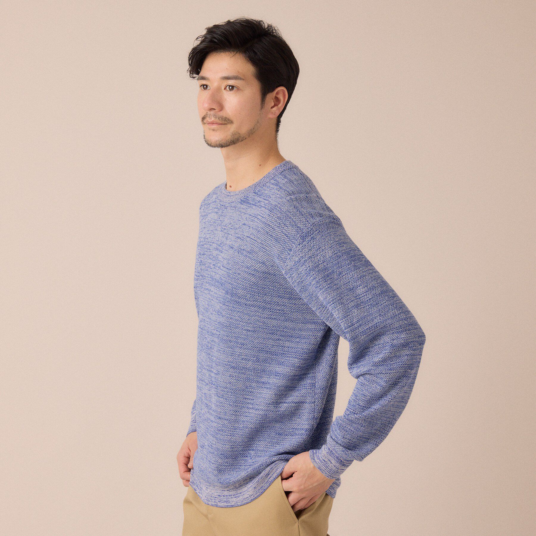 TAKEO KIKUCHI「【洗える】カラースプリングニット」|ニット・セーター|