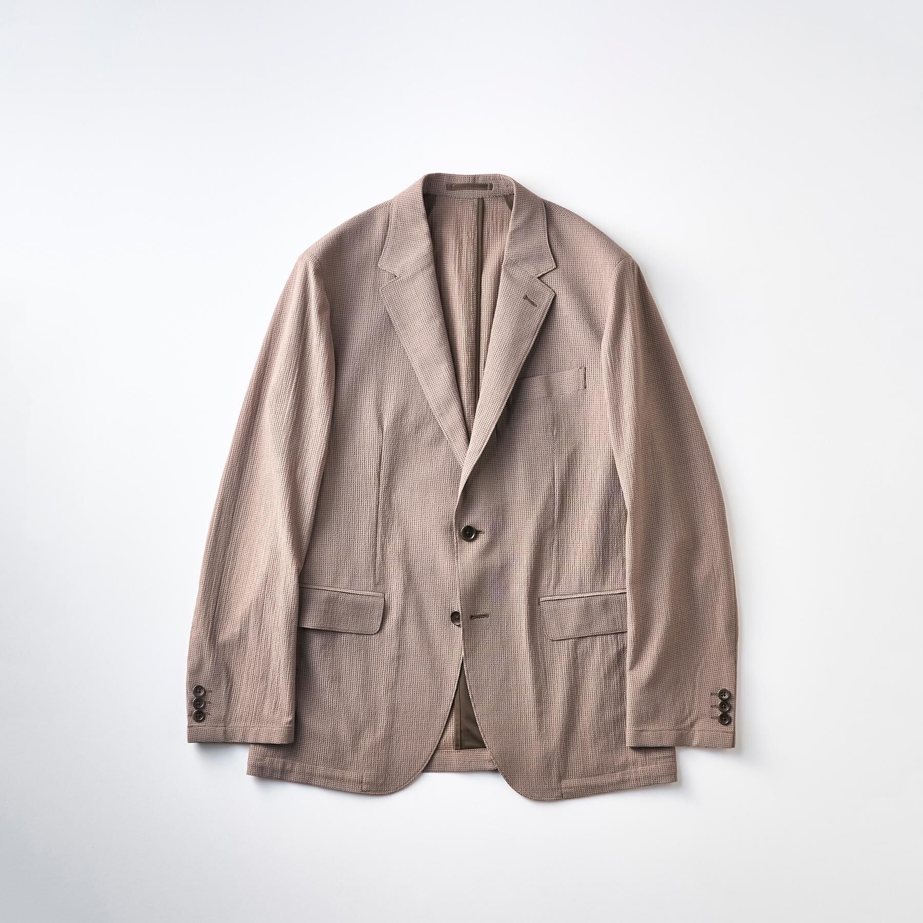 TAKEO KIKUCHI「【通気性】トリコットサッカー ジャケット」|テーラードジャケット|