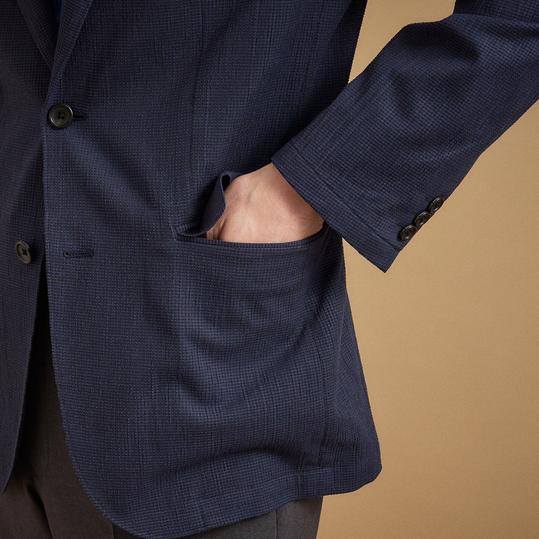 TAKEO KIKUCHI「【通気性】トリコットサッカー ジャケット」|テーラードジャケット|