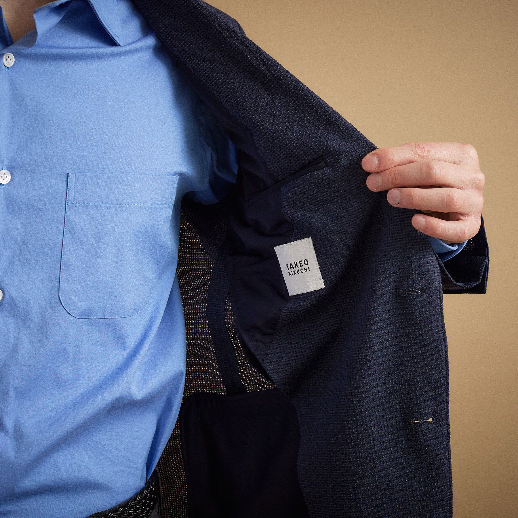 TAKEO KIKUCHI「【通気性】トリコットサッカー ジャケット」|テーラードジャケット|