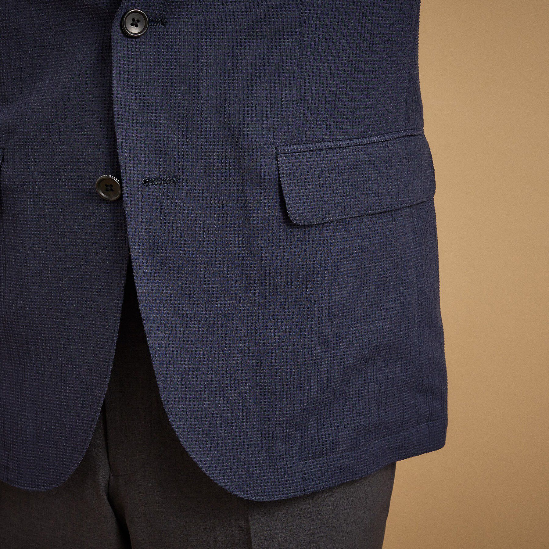 TAKEO KIKUCHI「【通気性】トリコットサッカー ジャケット」|テーラードジャケット|