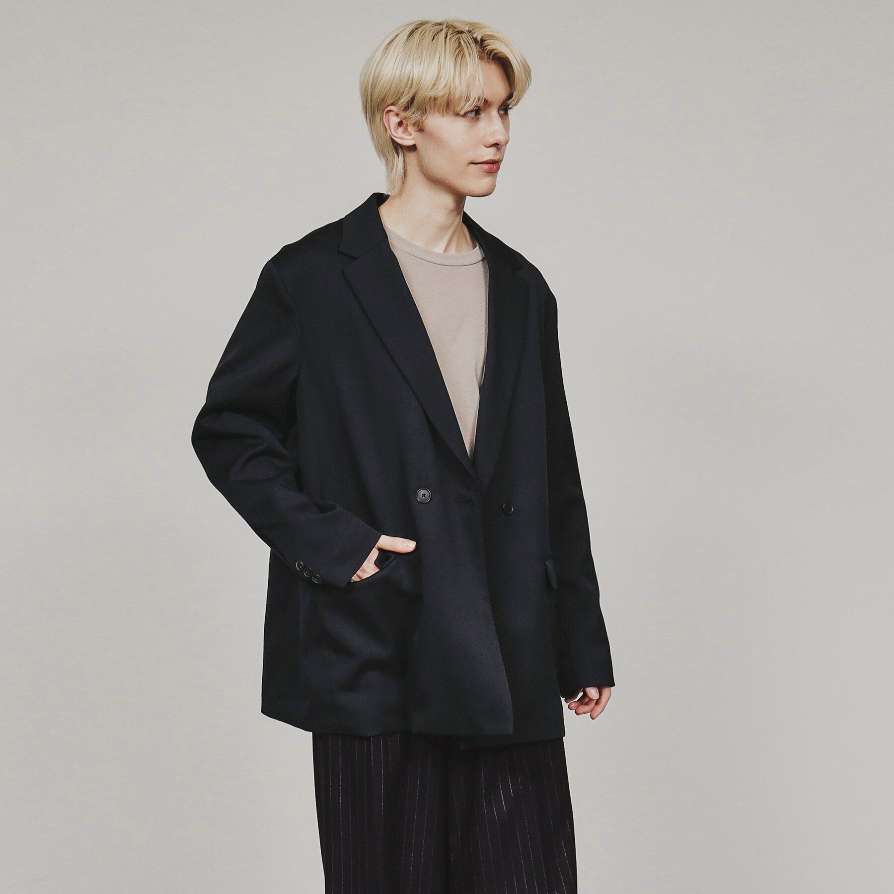 tk.TAKEO KIKUCHI「キャバリーツイルジャケット」|テーラードジャケット|