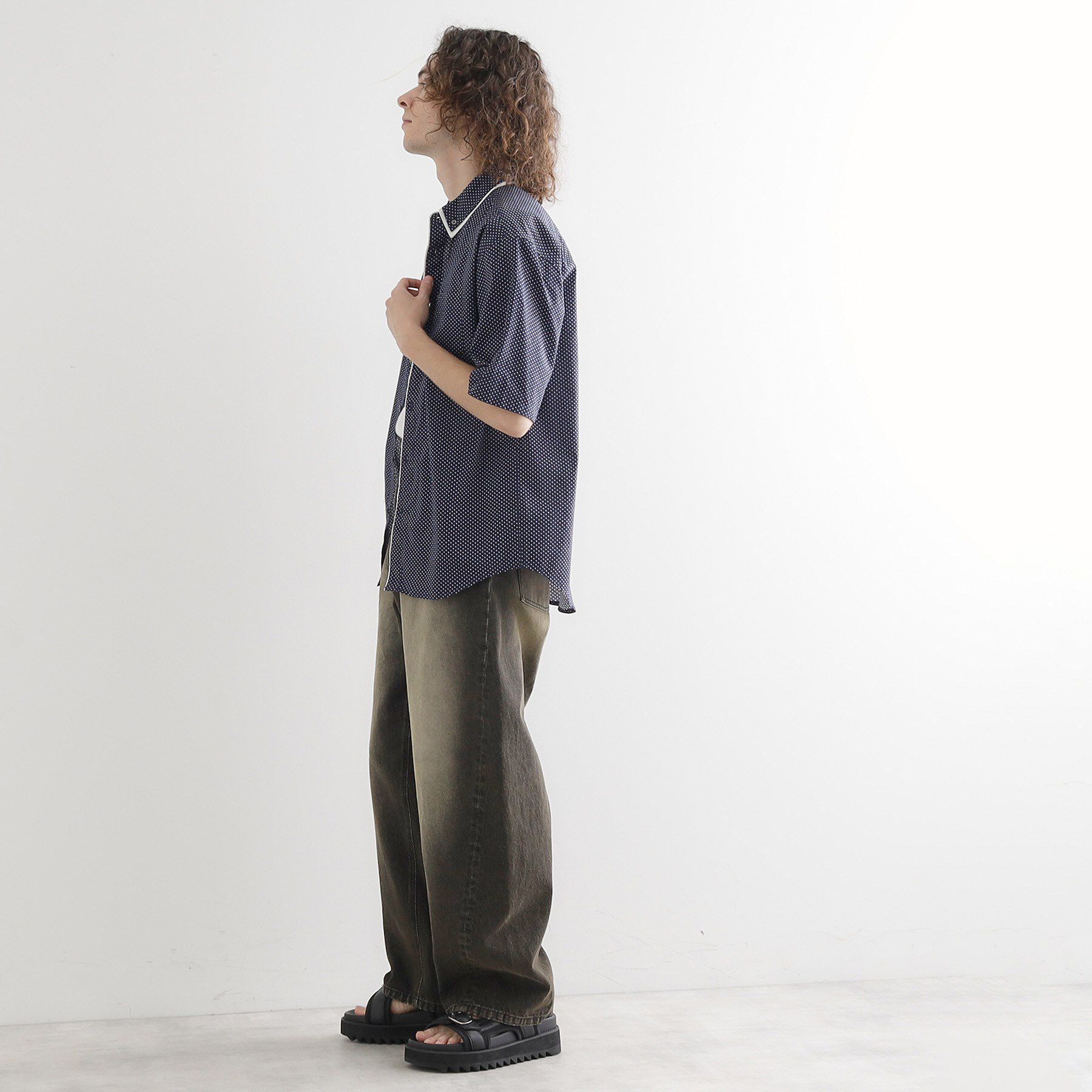 tk.TAKEO KIKUCHI「2枚衿ドット柄シャツ」|シャツ・ブラウス|
