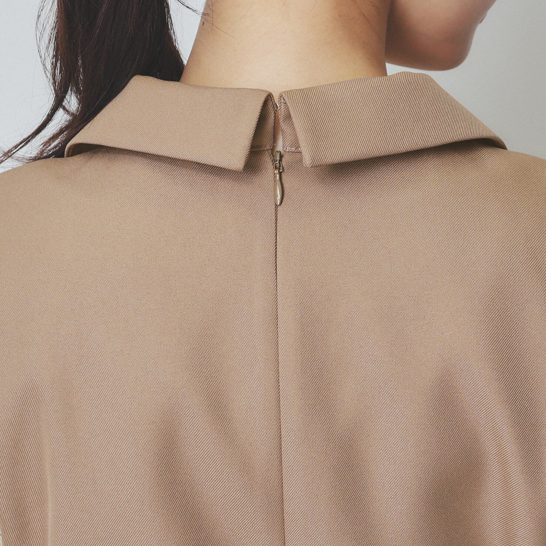 index「衿付きトレンチワンピース【洗濯機洗い可/防シワ/イージーアイロン】」|ワンピース|