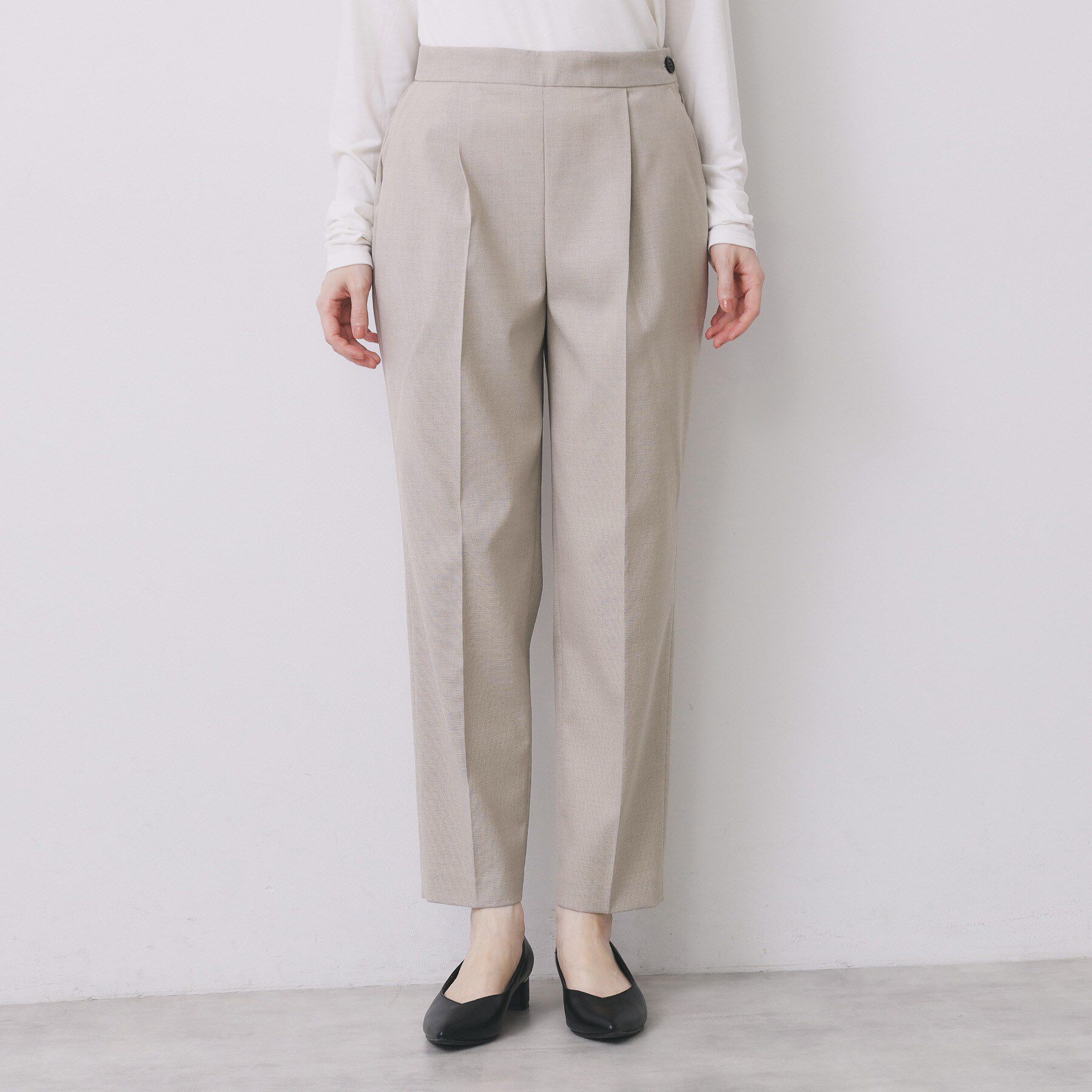 index「ウールライクストレッチテーパードパンツ/セットアップ対応【洗濯機OK】」|その他|