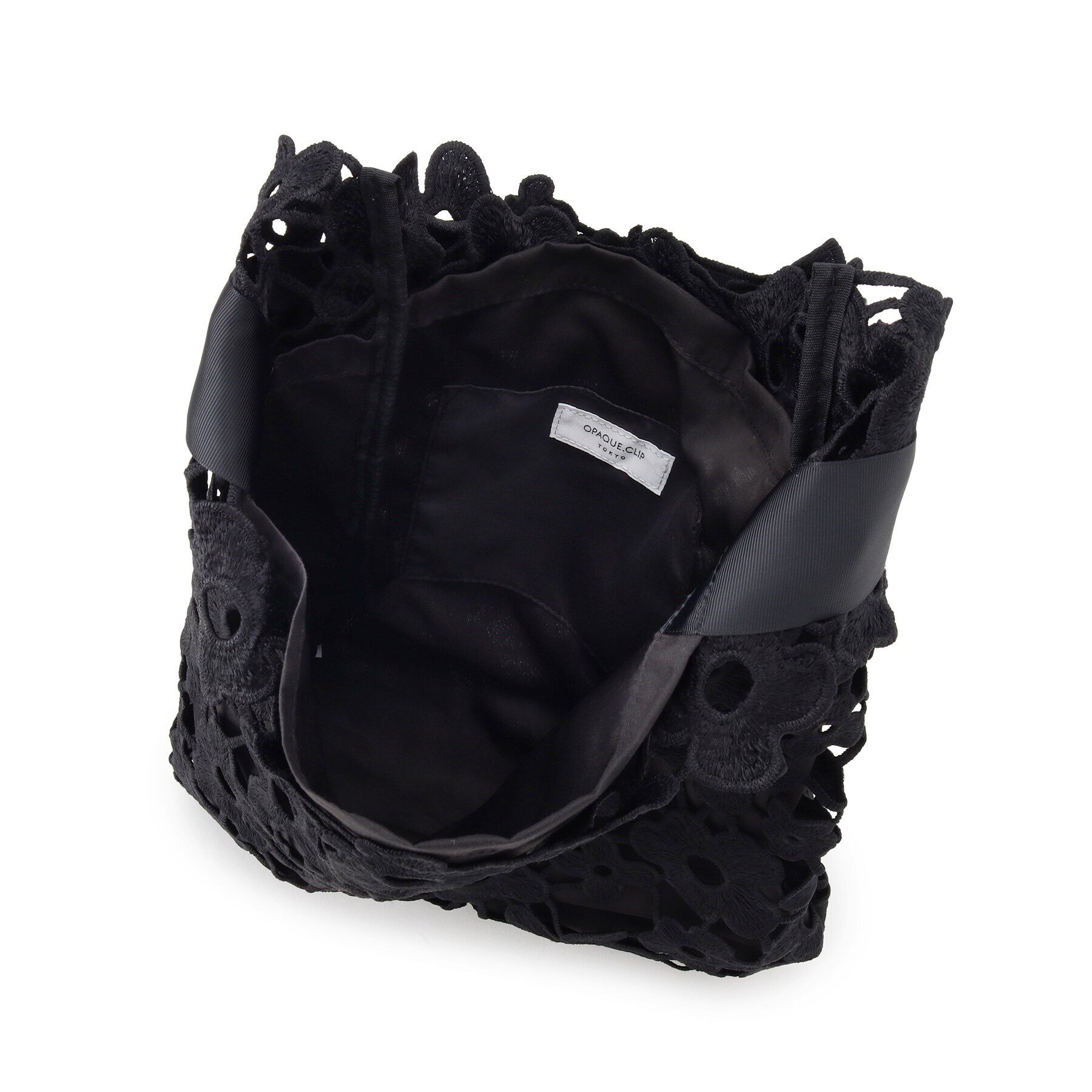 OPAQUE.CLIP「フラワーレーストートバッグ」|トートバッグ|