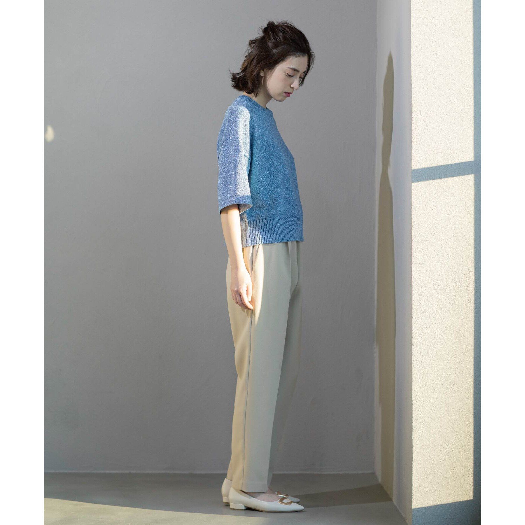 OPAQUE.CLIP「《SS-LLsize》美脚ストレッチイージーテーパードパンツ【洗濯機洗い可】」|その他|