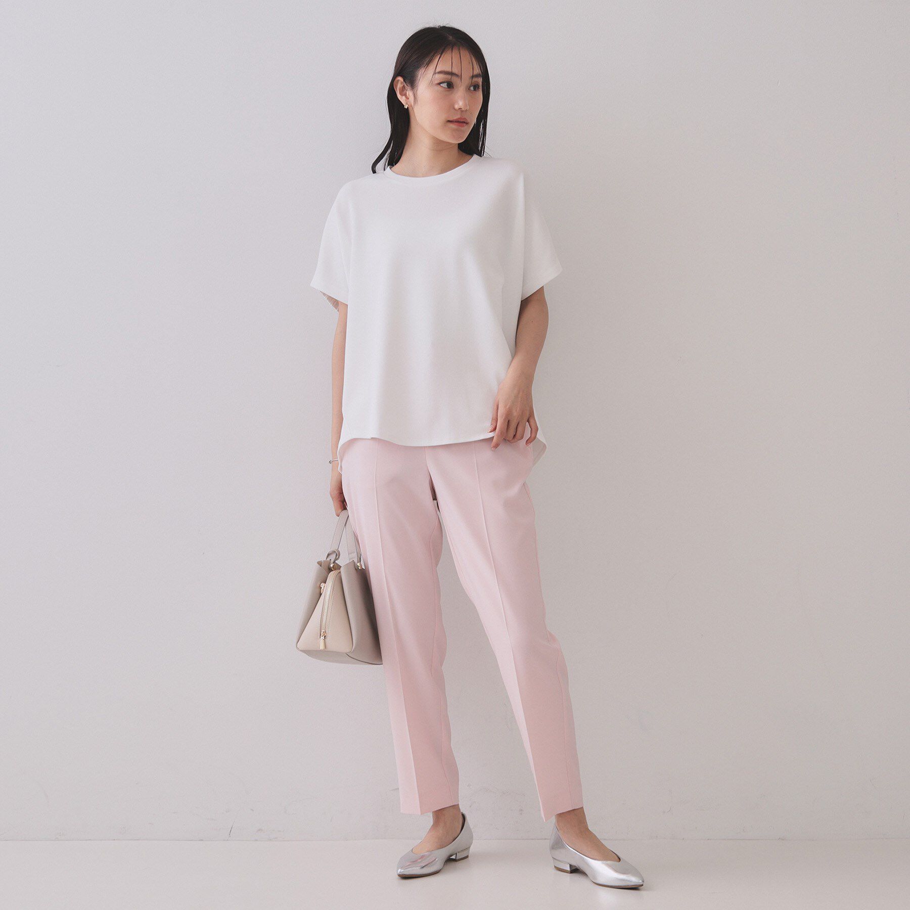 OPAQUE.CLIP「リラクシードルマンスリーブトップス【UV/吸水速乾/洗濯機洗い可】」|Tシャツ・カットソー|