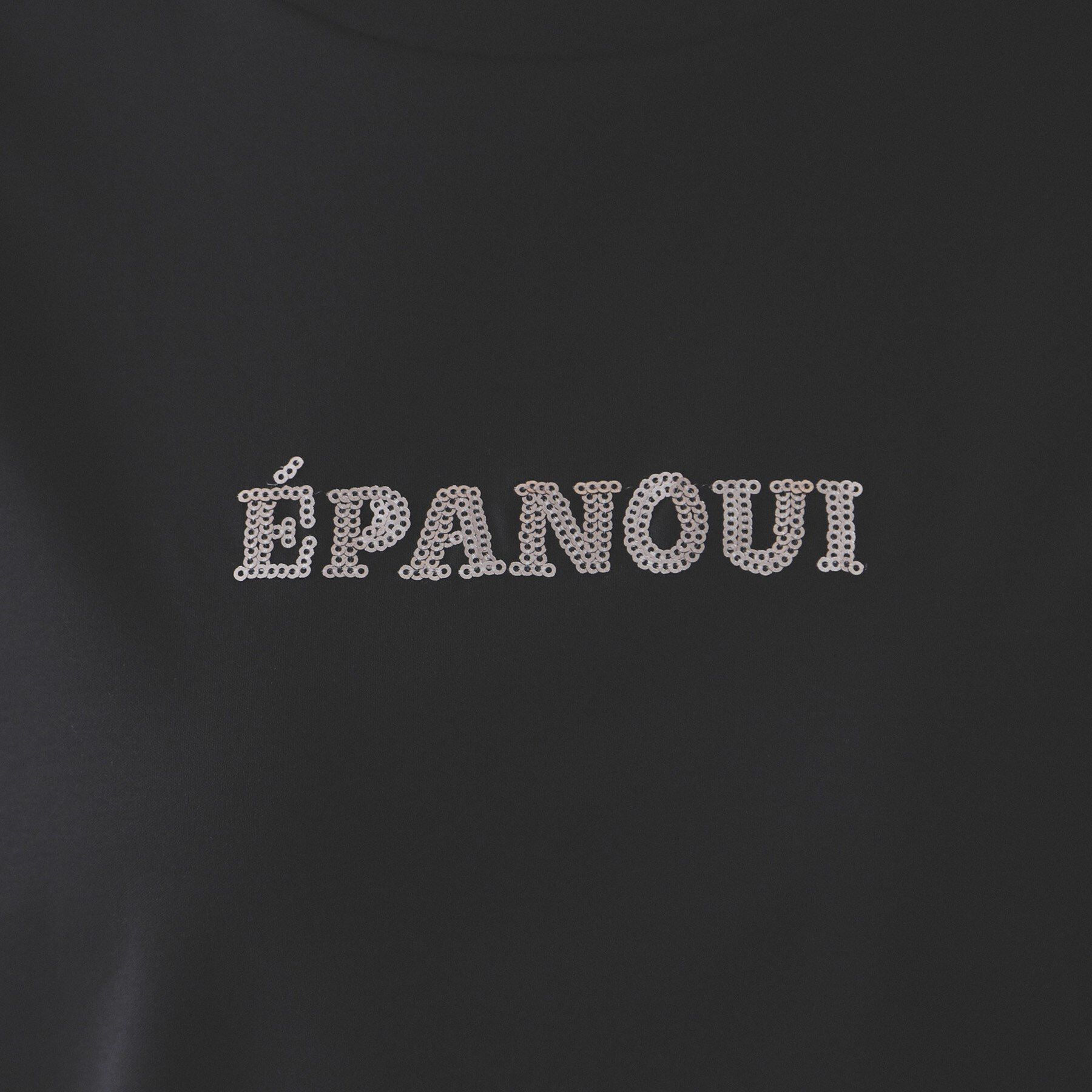 OPAQUE.CLIP「刺繍＆スパンコールロゴTシャツ【洗濯機洗い可】」|Tシャツ・カットソー|