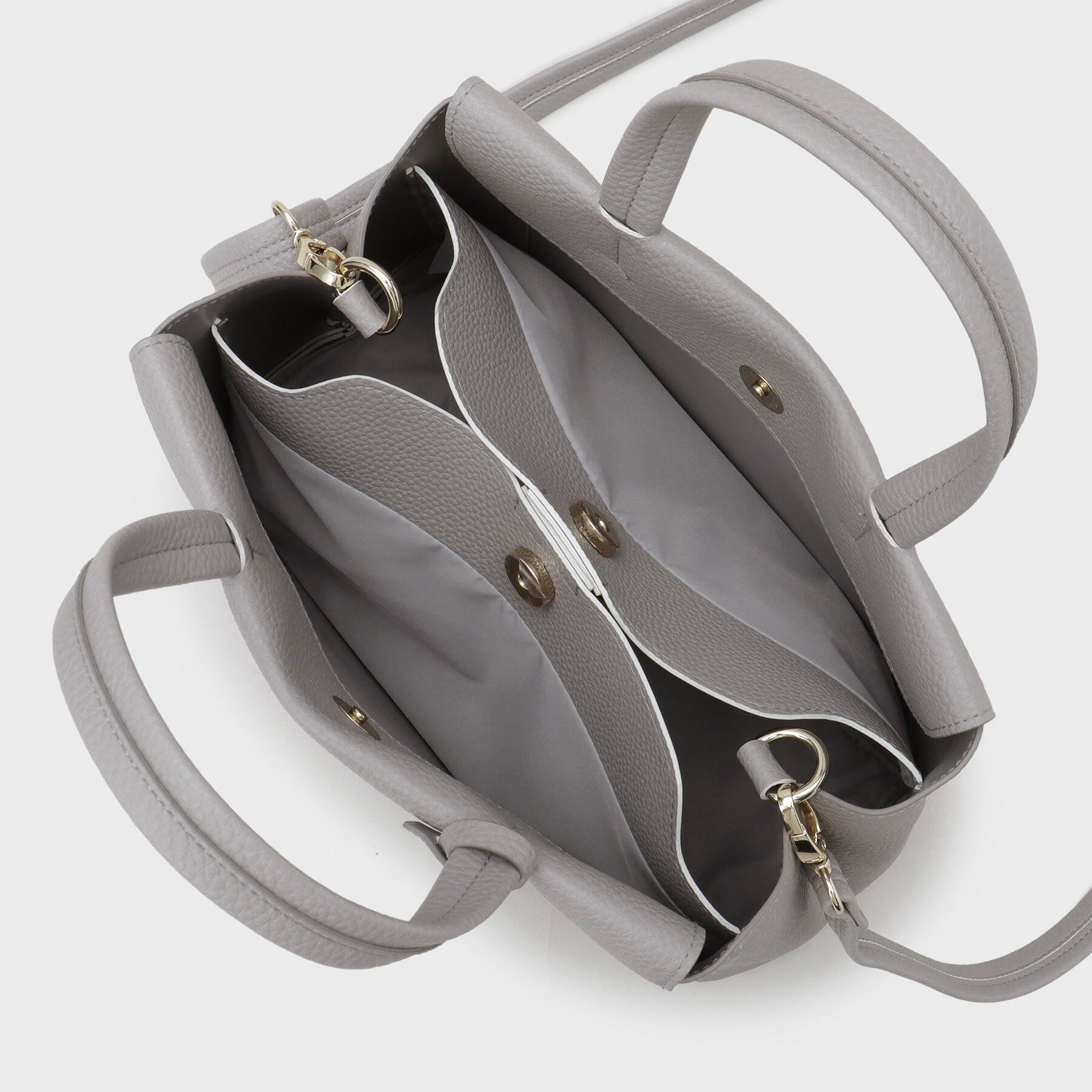 OPAQUE.CLIP「【2WAY/人間工学】シュリンクミドルトートバッグ」|トートバッグ|