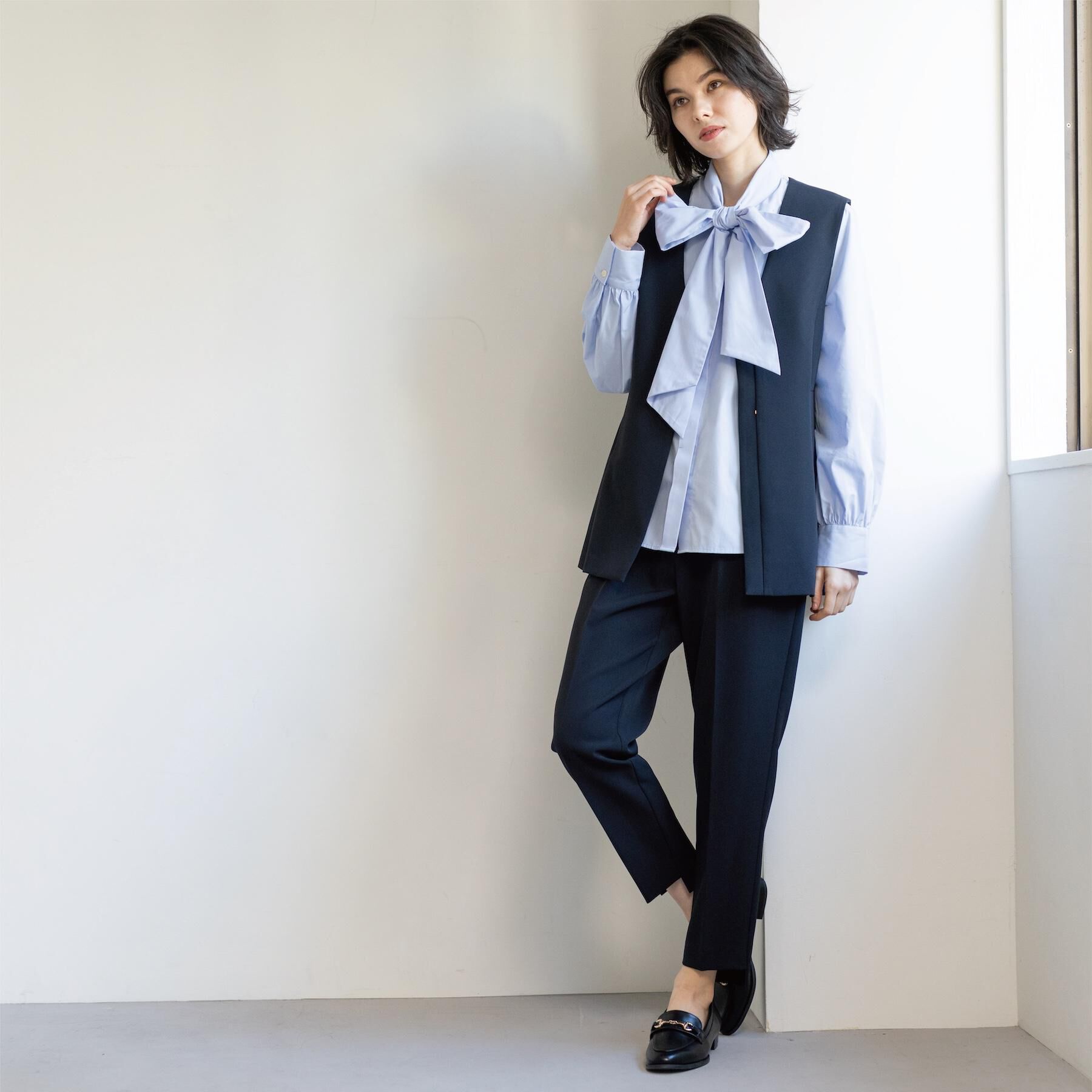 OPAQUE.CLIP「ステップヘムテーパードパンツ/セットアップ対応可【洗濯機OK】」|その他|