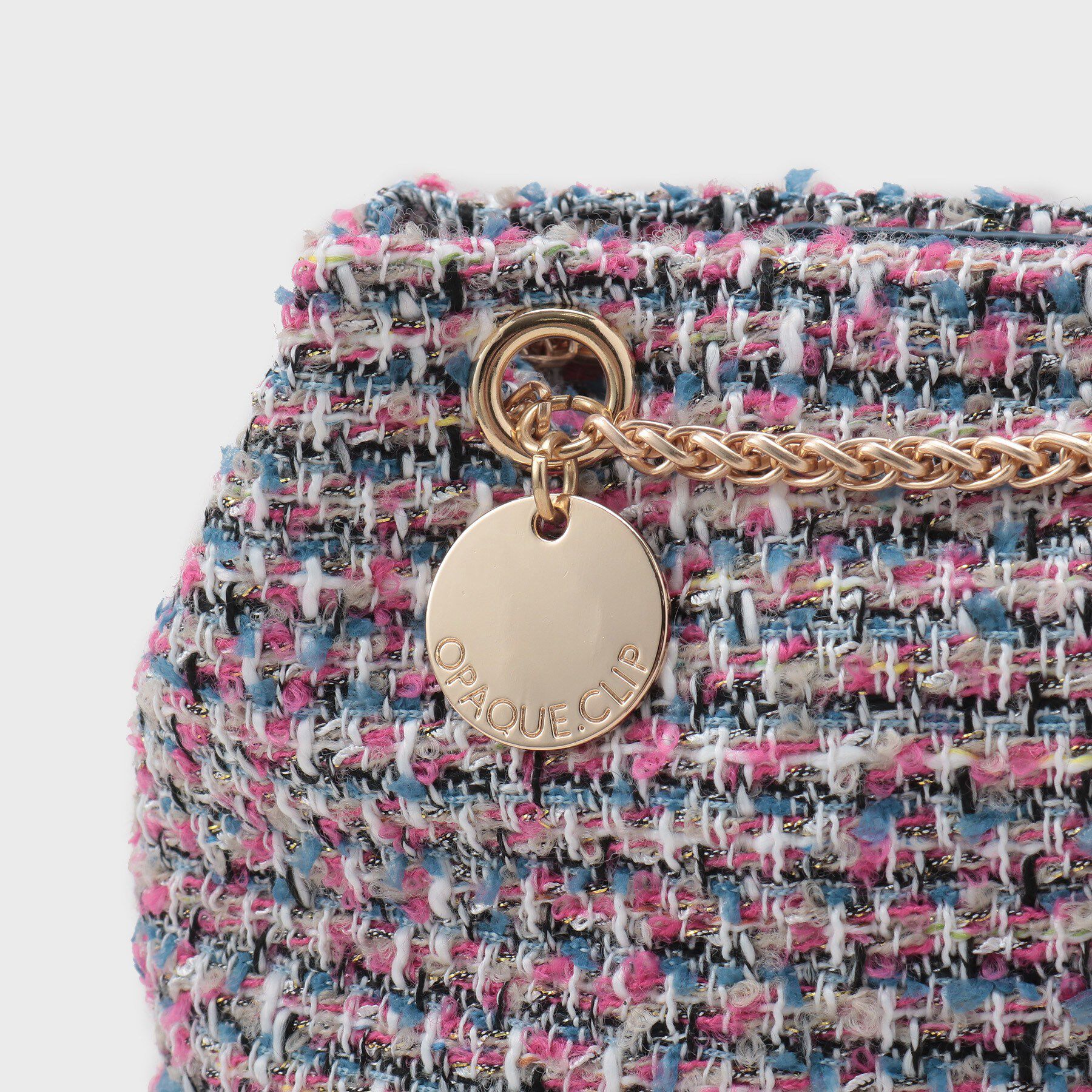 OPAQUE.CLIP「【2WAY】ツイードコンビミニショルダー」|ショルダー・メッセンジャー|