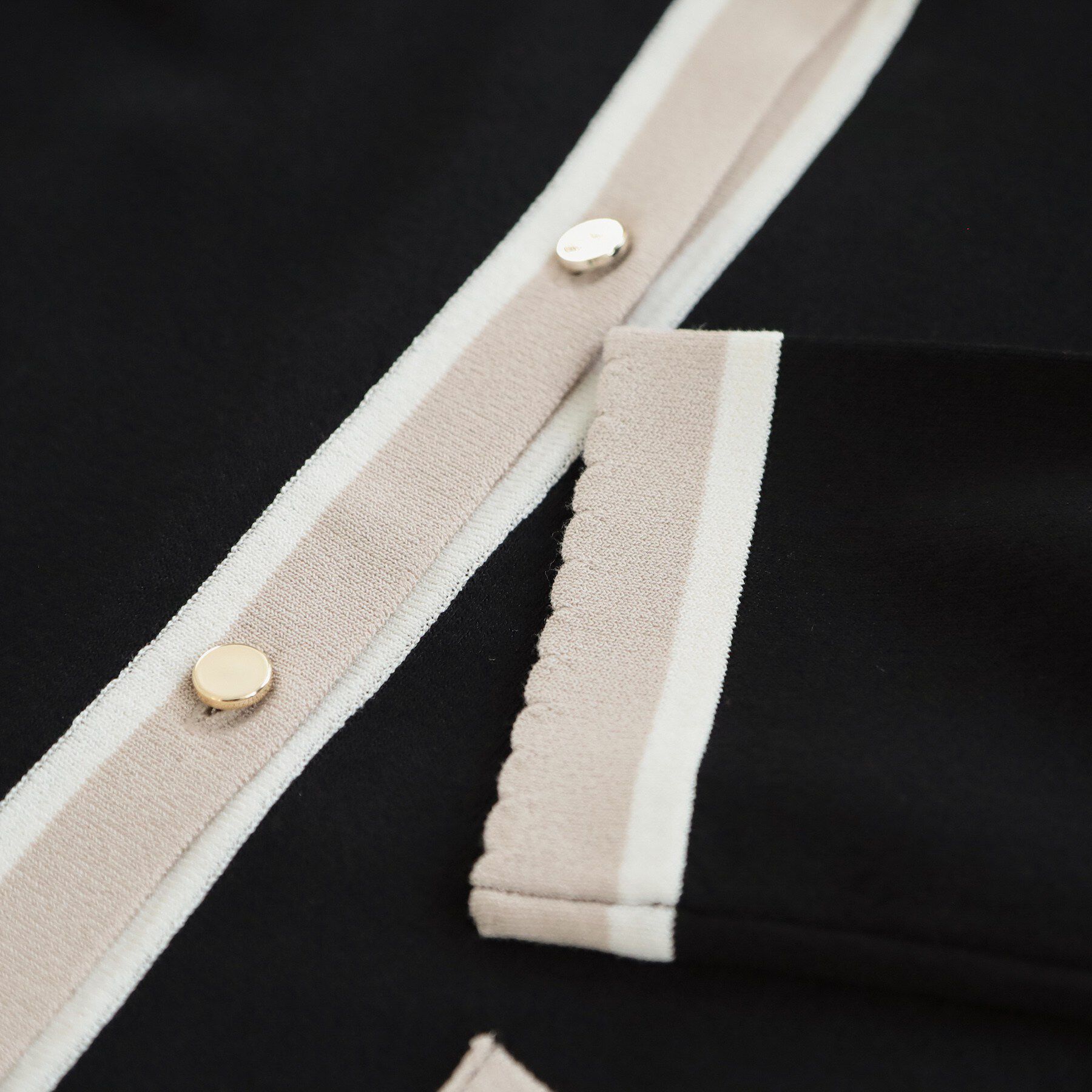 Couture broach「【洗える・着映え】SPRING配色カーディガン」|カーディガン|