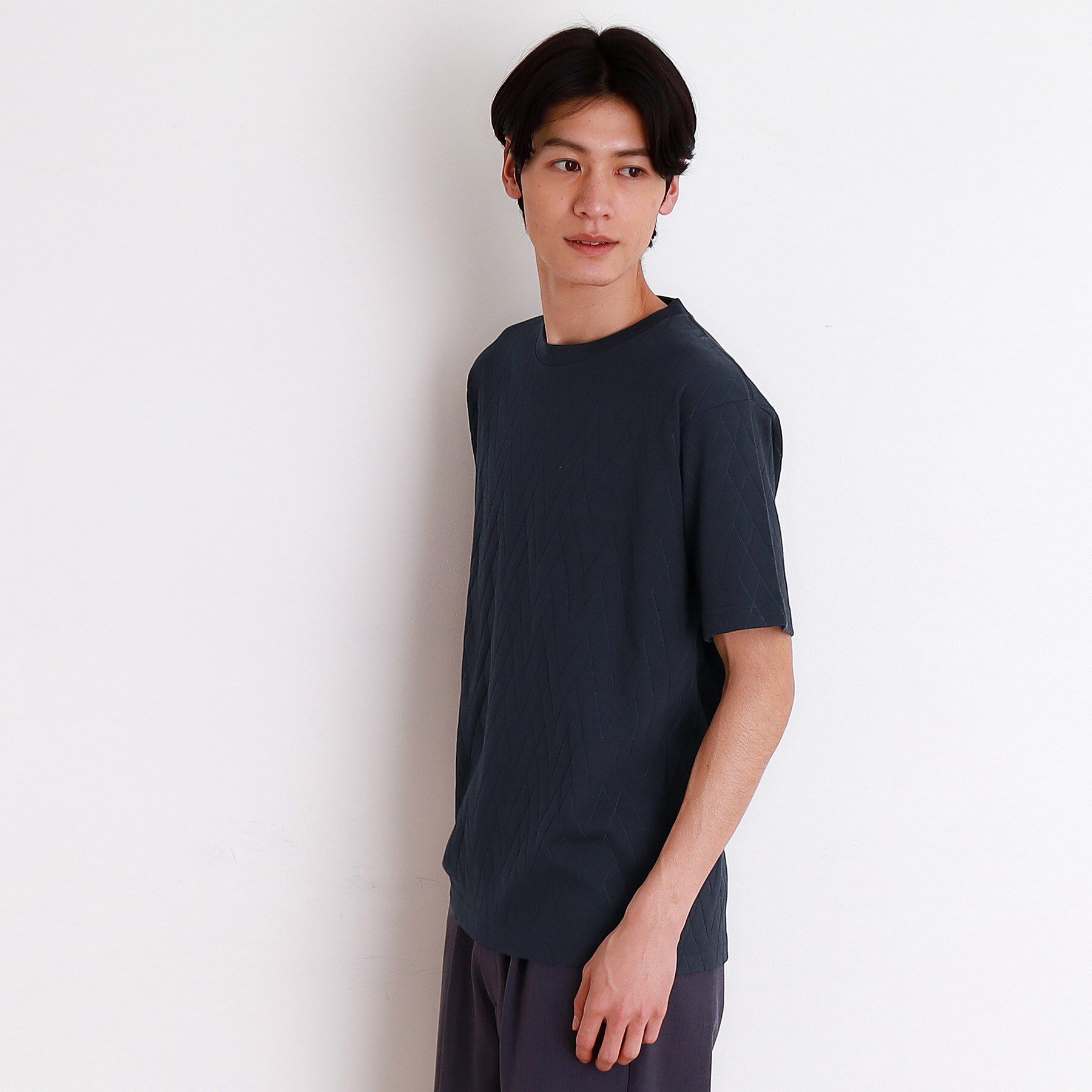 THE SHOP TK「ジオメトリックリンクス半袖Ｔシャツ」|Tシャツ・カットソー|