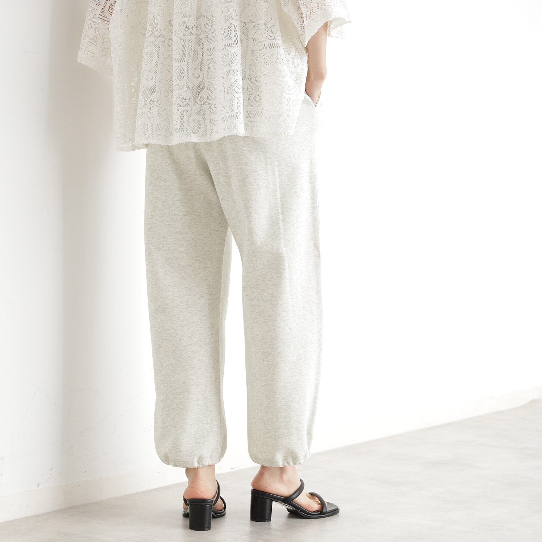 THE SHOP TK「スウェットワイドパンツ【洗える】」|その他|