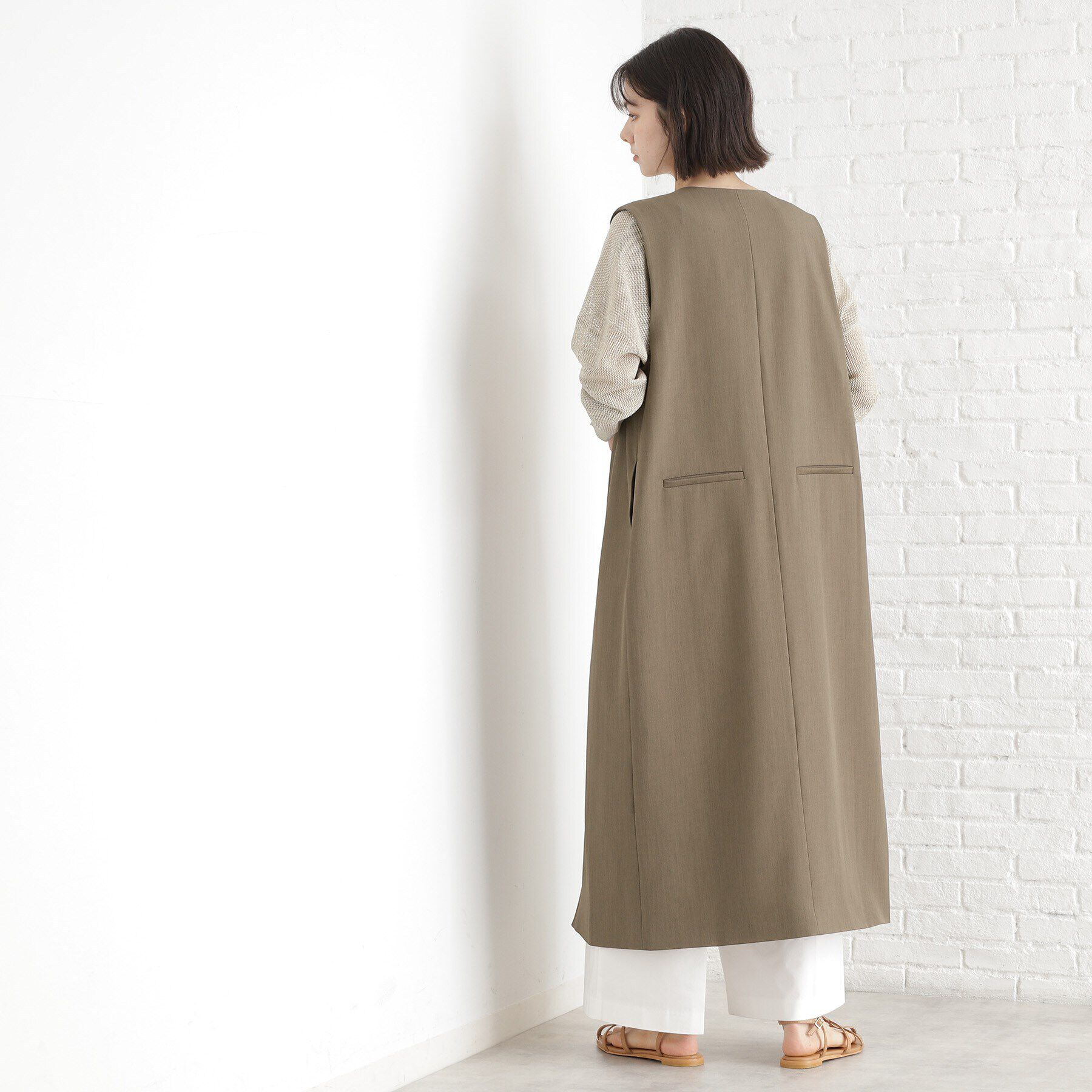 THE SHOP TK「2WAYジップジャンスカ【洗える】」|ワンピース|