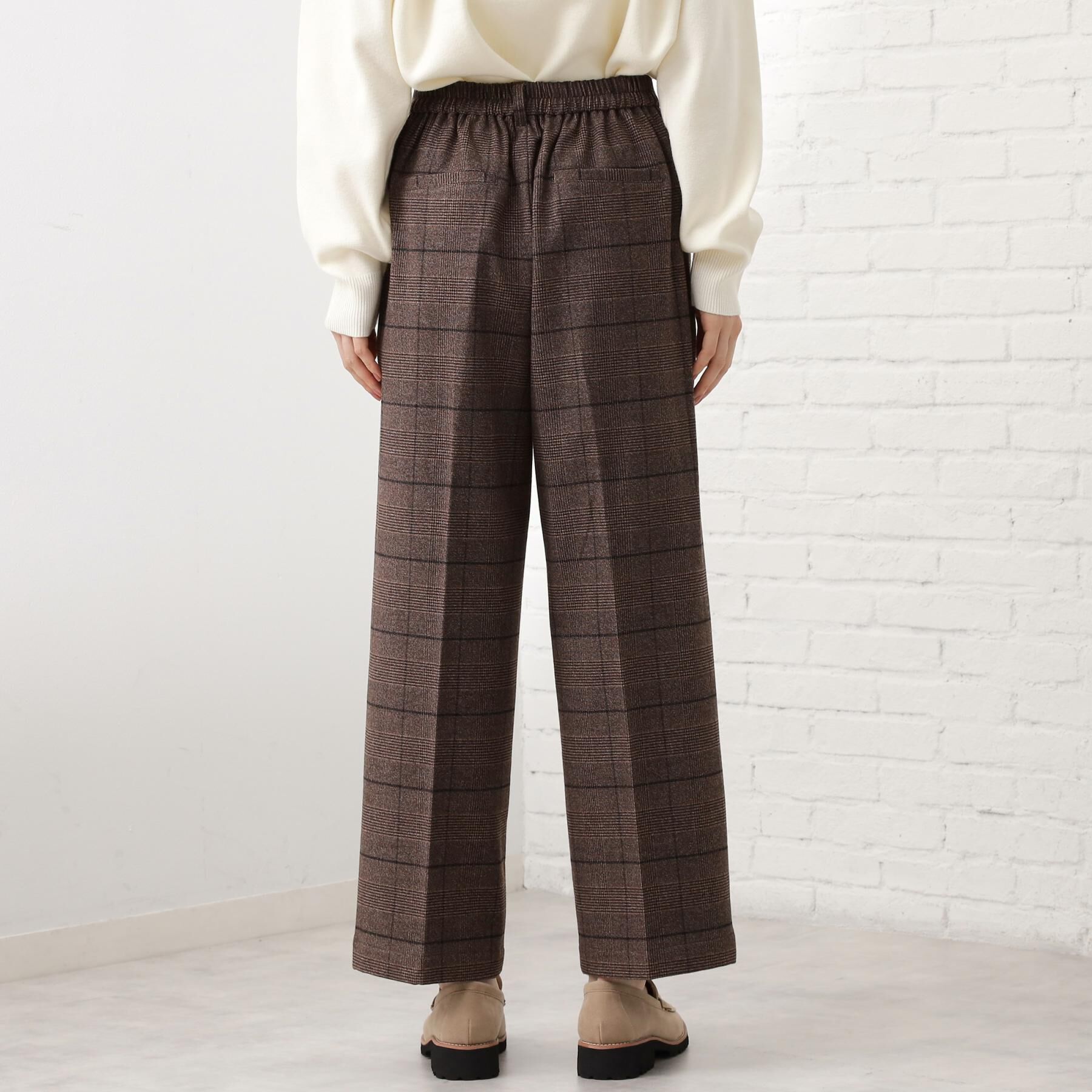 THE SHOP TK「【着丈選べる/XS～XLサイズ】あったか裏起毛ワイドパンツ」|その他|