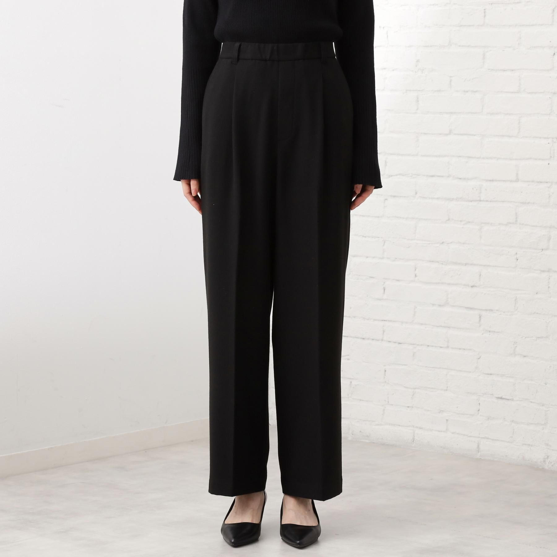 THE SHOP TK「【着丈選べる/XS～XLサイズ】あったか裏起毛ワイドパンツ」|その他|