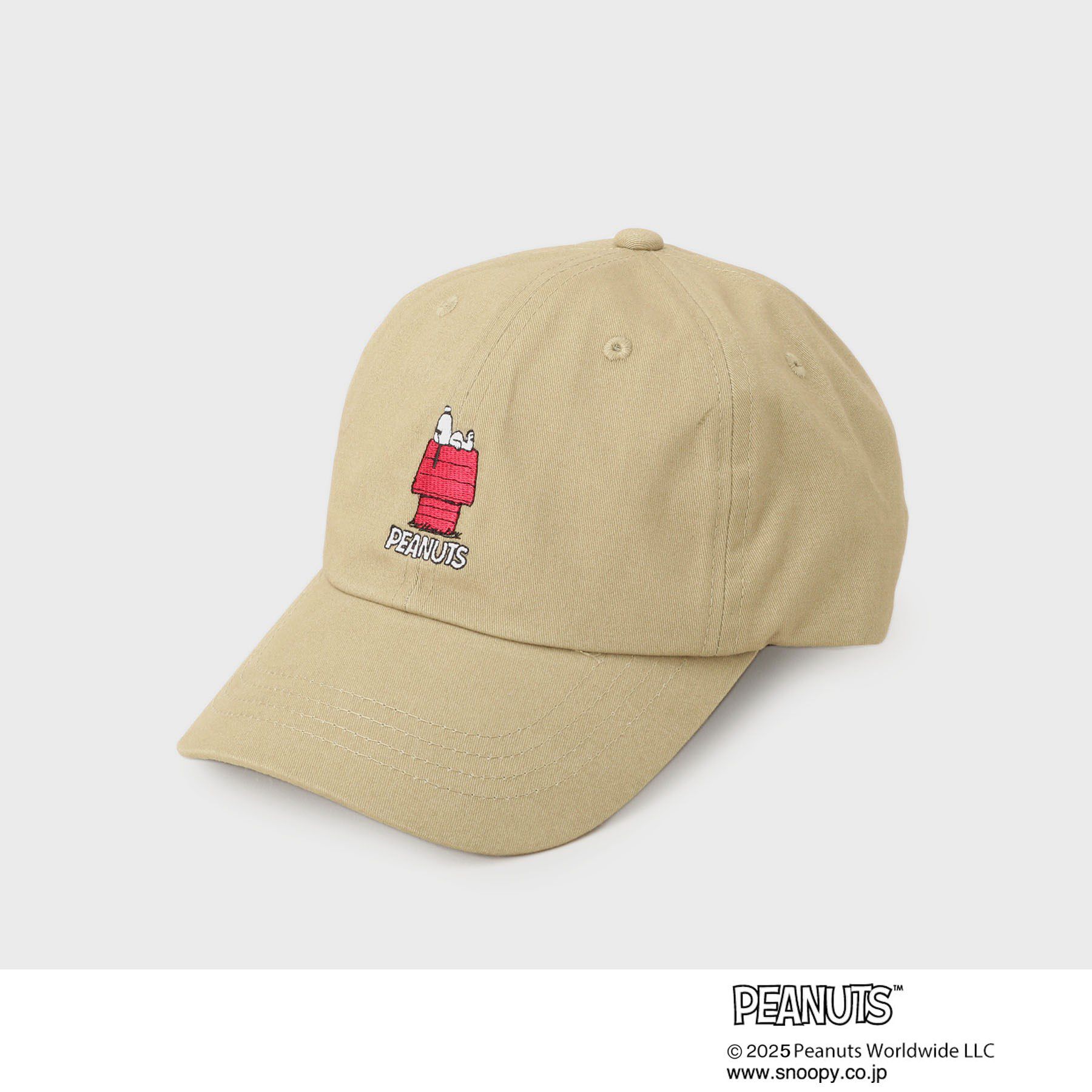 THE SHOP TK「PEANUTS/ピーナッツ ツイルキャップ」|キャップ・キャスケット|ベージュ(052)