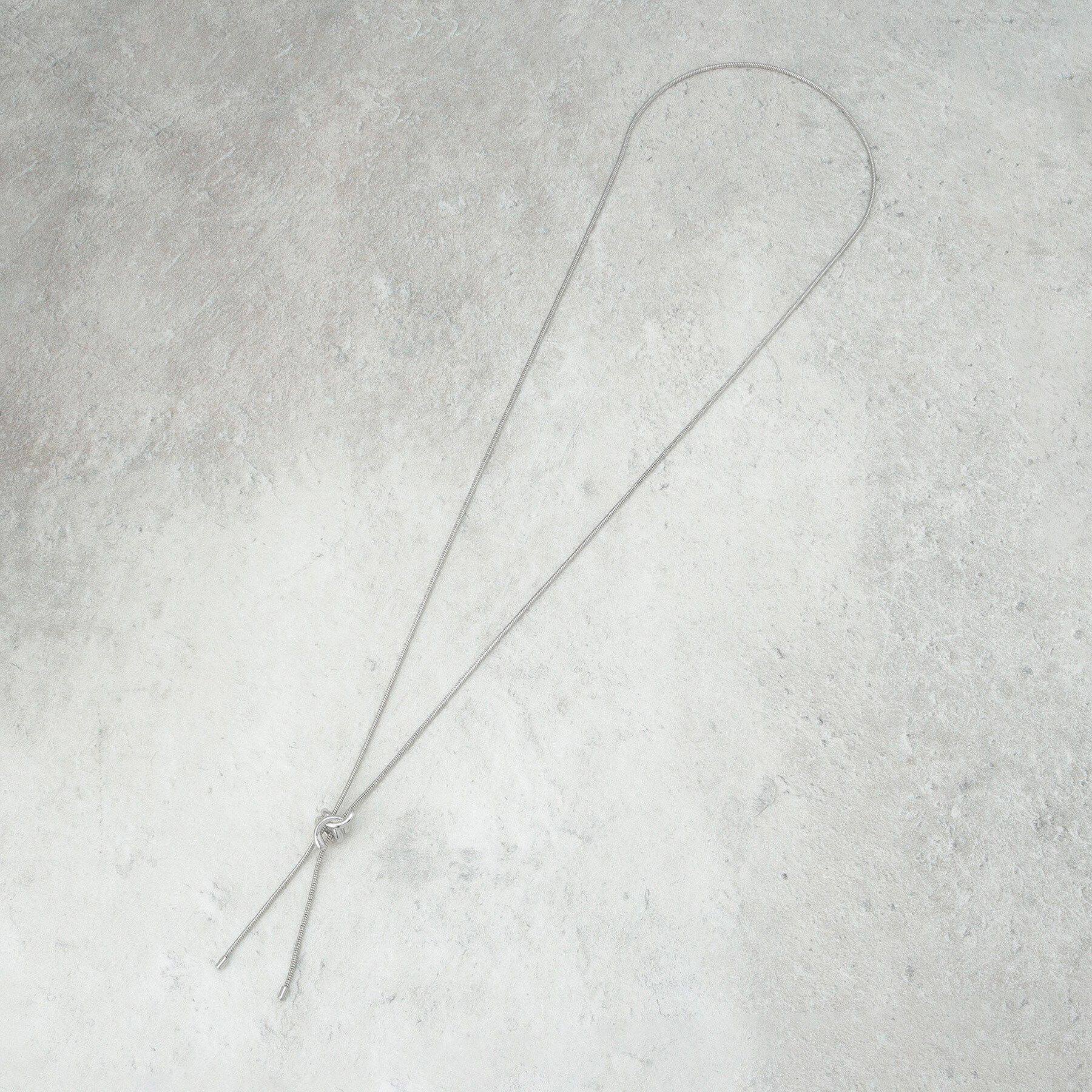 THE SHOP TK「ひねりパーツループタイ」|ネックレス|