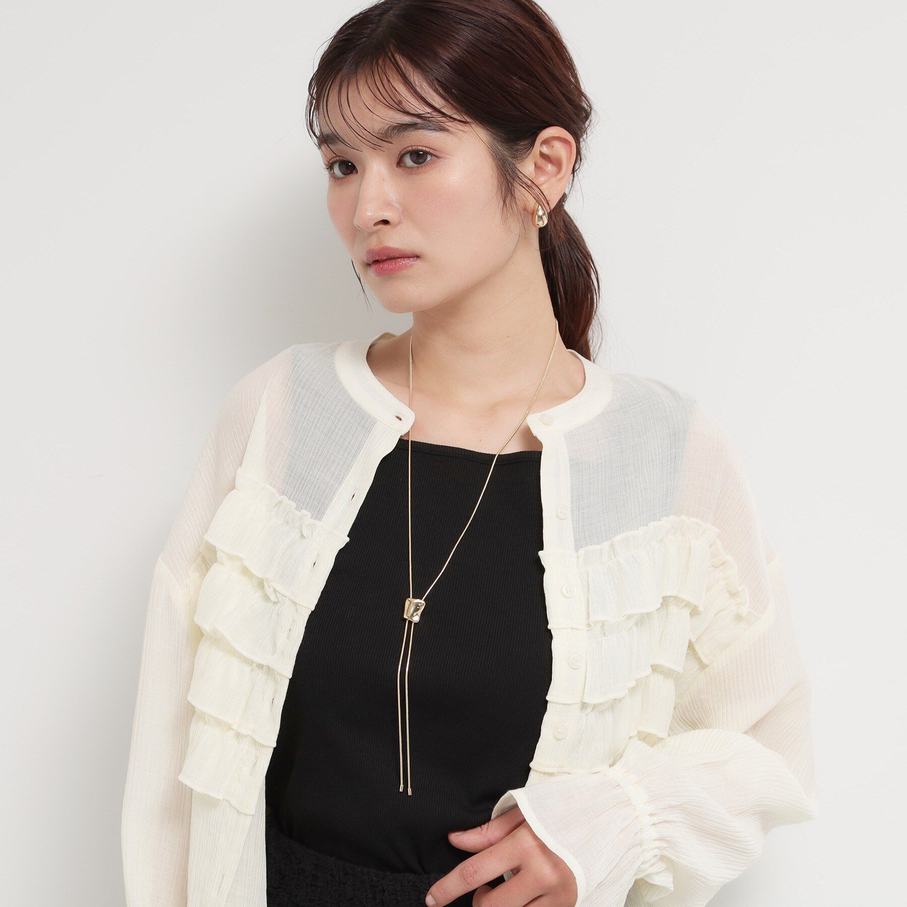 THE SHOP TK「ループタイネックレス」|ネックレス|