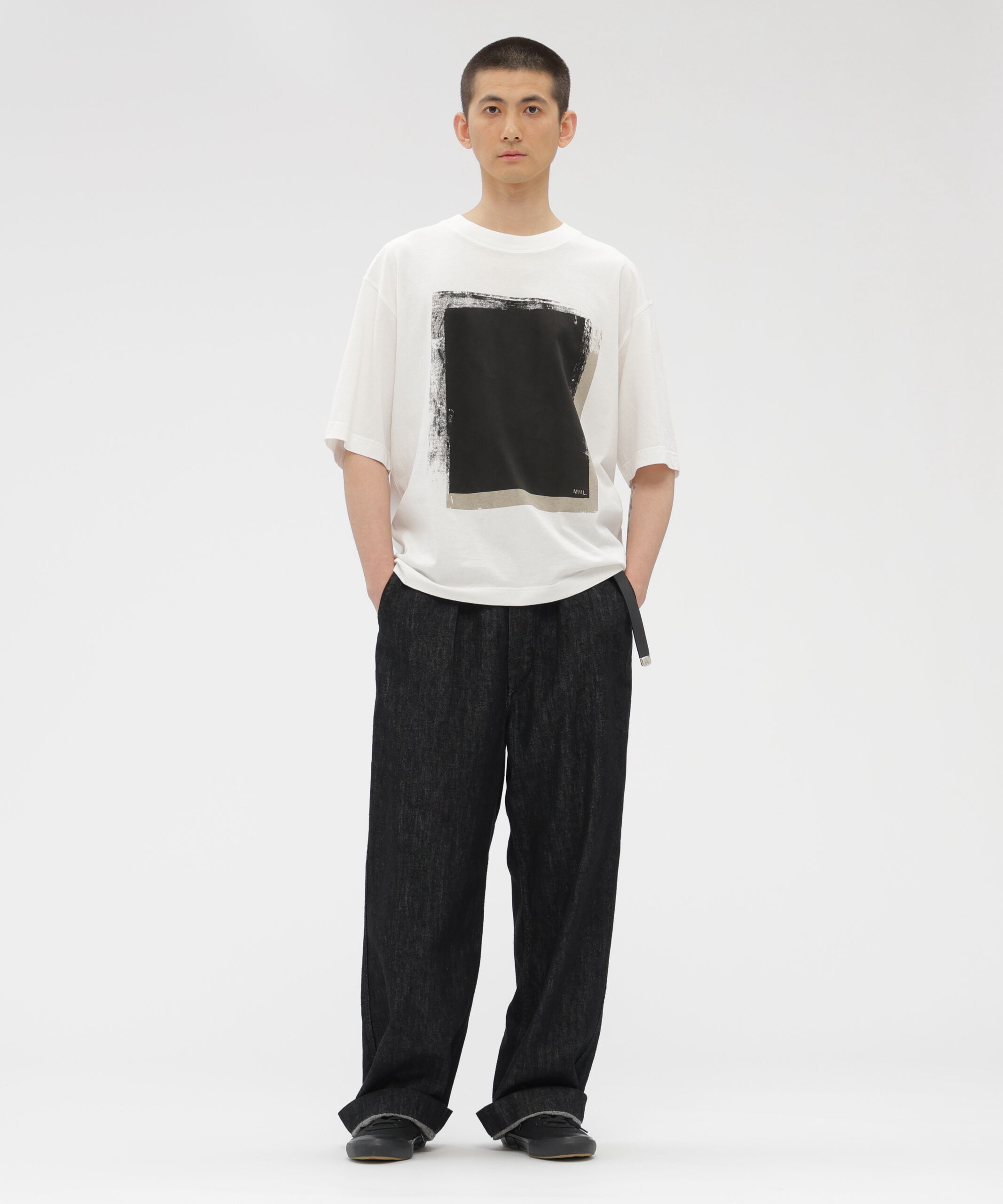 MHL.「LIGHT COTTON JERSEY TOP」|Tシャツ・カットソー|