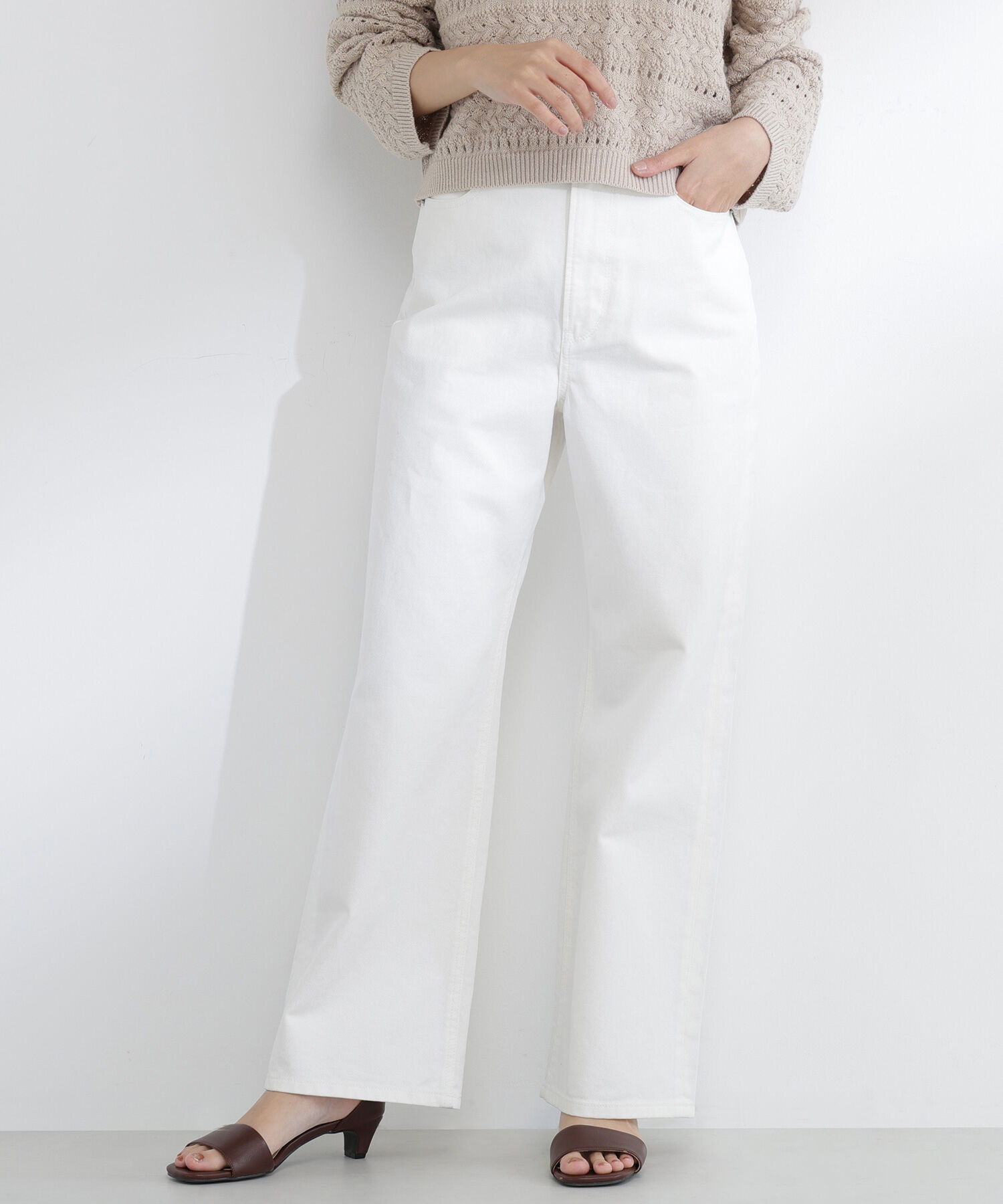  「ワイドストレートデニムパンツ」|その他|