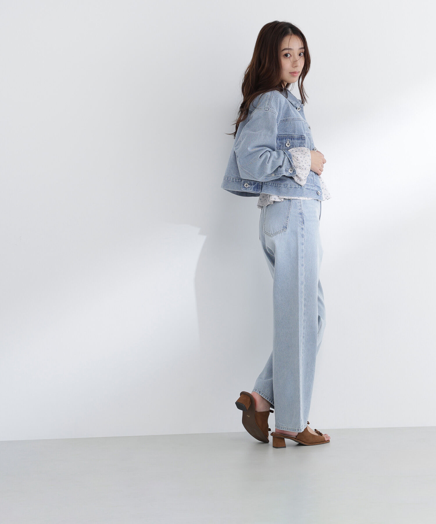  「ワイドストレートデニムパンツ」|その他|