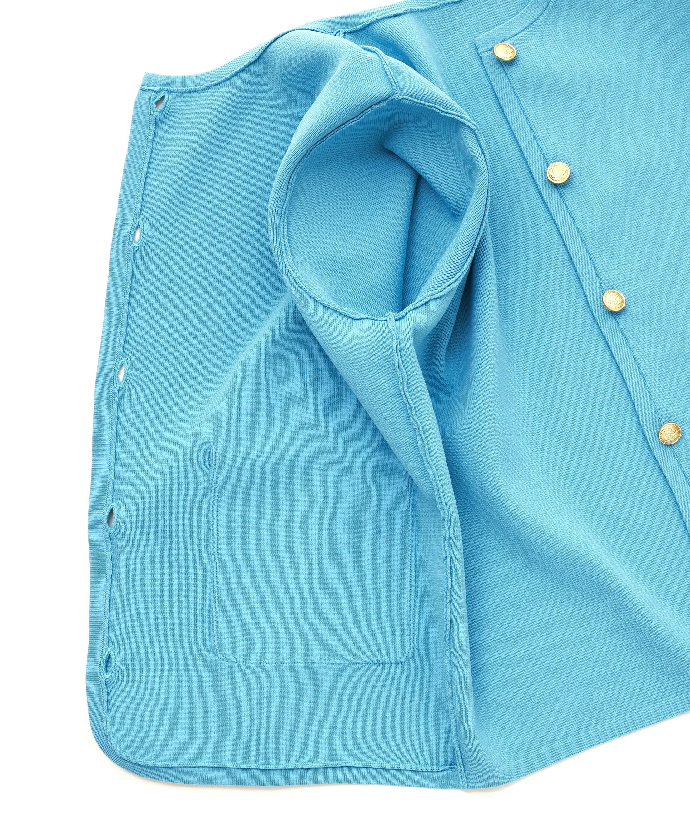  「〈N.〉ゴールドボタンニットカーディガン」|ニット・セーター|