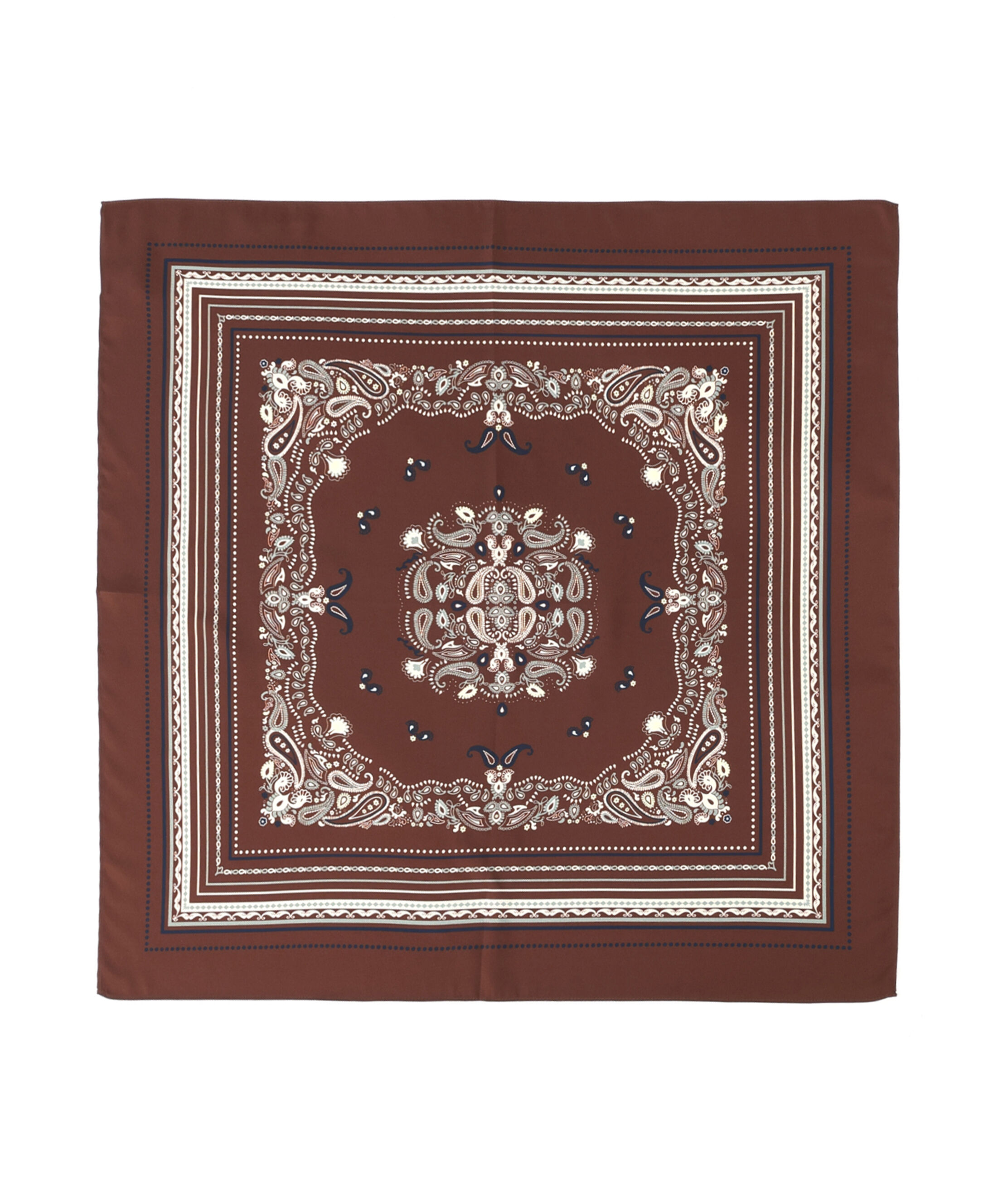  「アーバンペイズリーリバーシブルスカーフ」|マフラー|