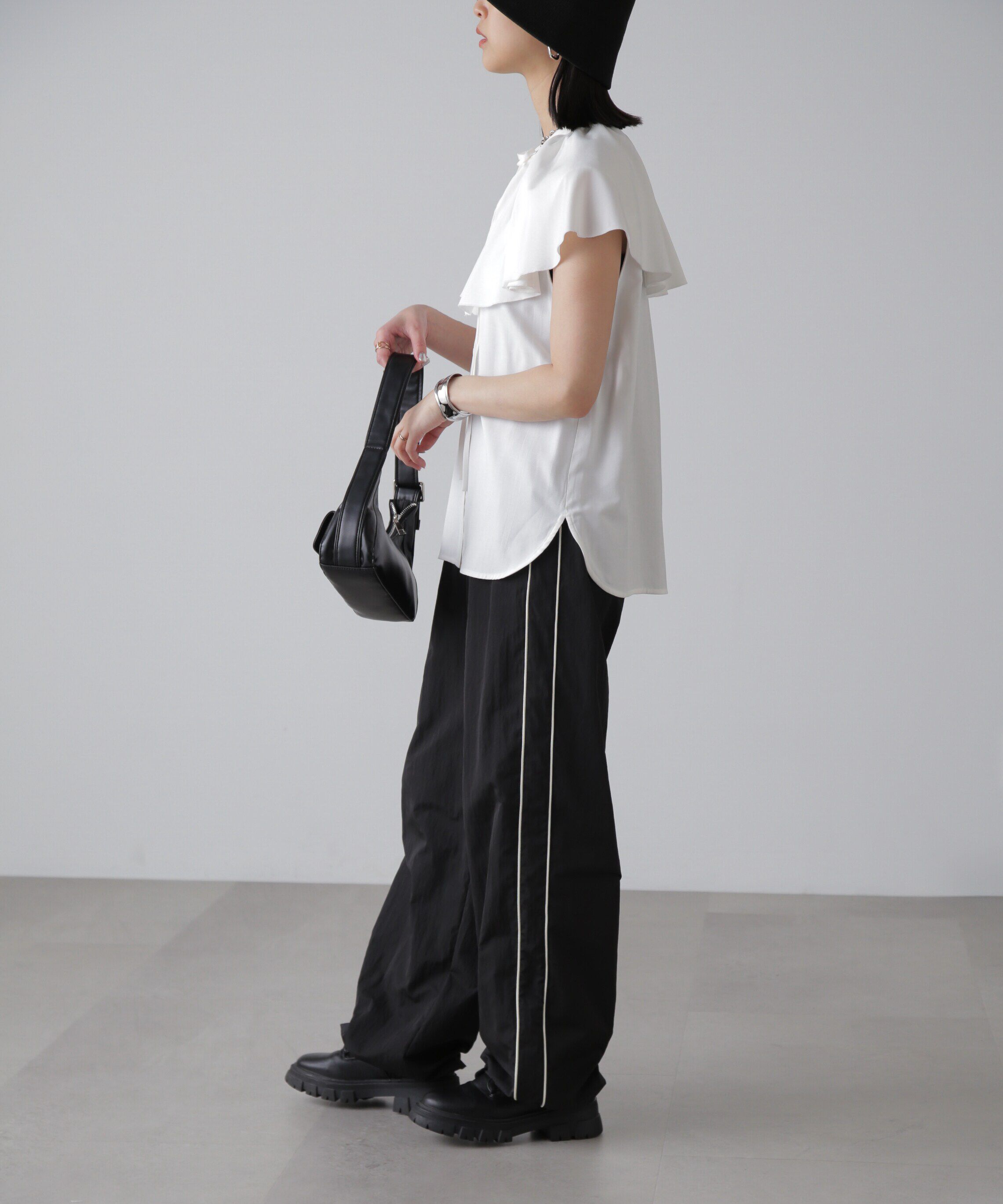  「マルチウェイフリルセットブラウス」|シャツ・ブラウス|