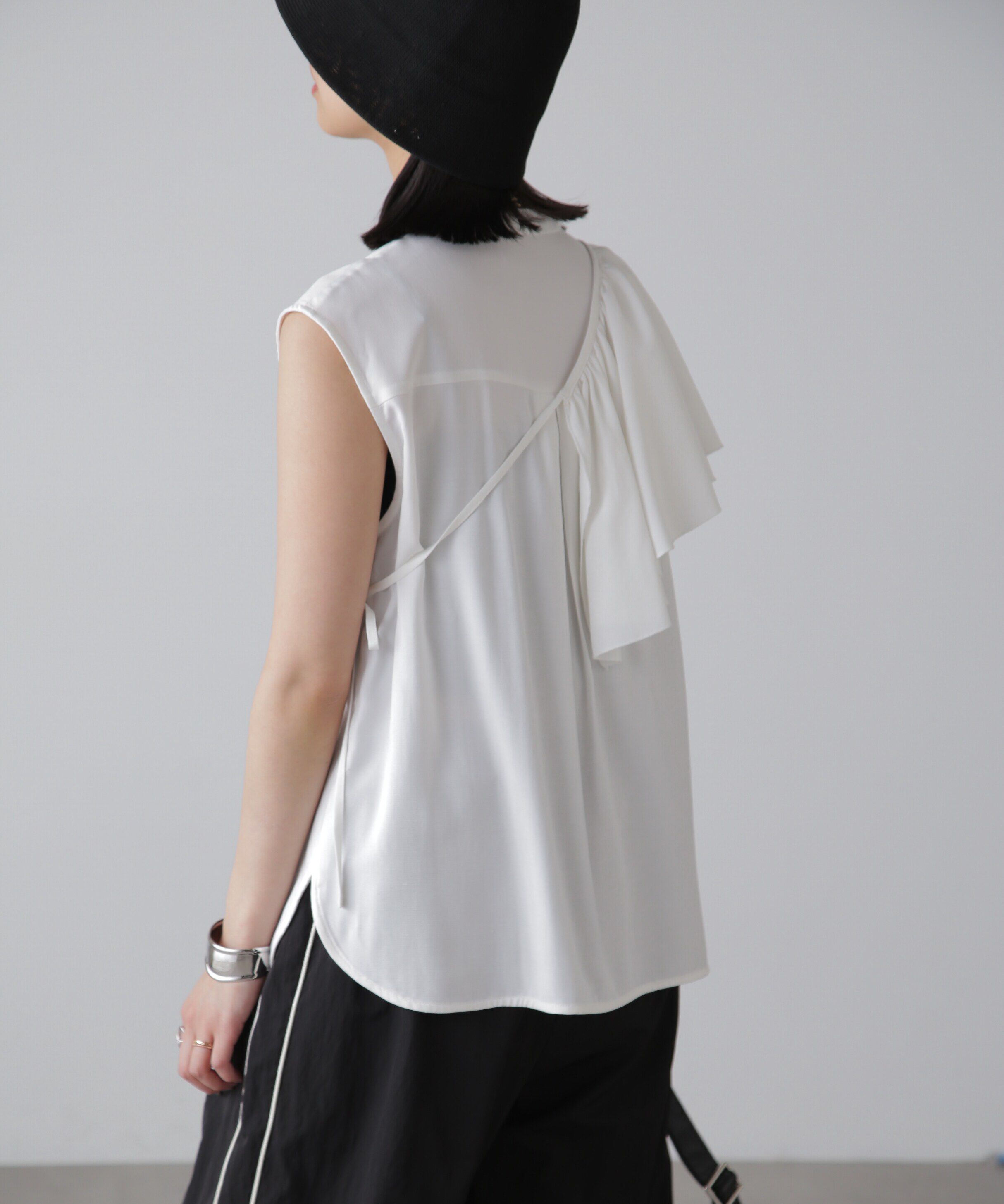  「マルチウェイフリルセットブラウス」|シャツ・ブラウス|