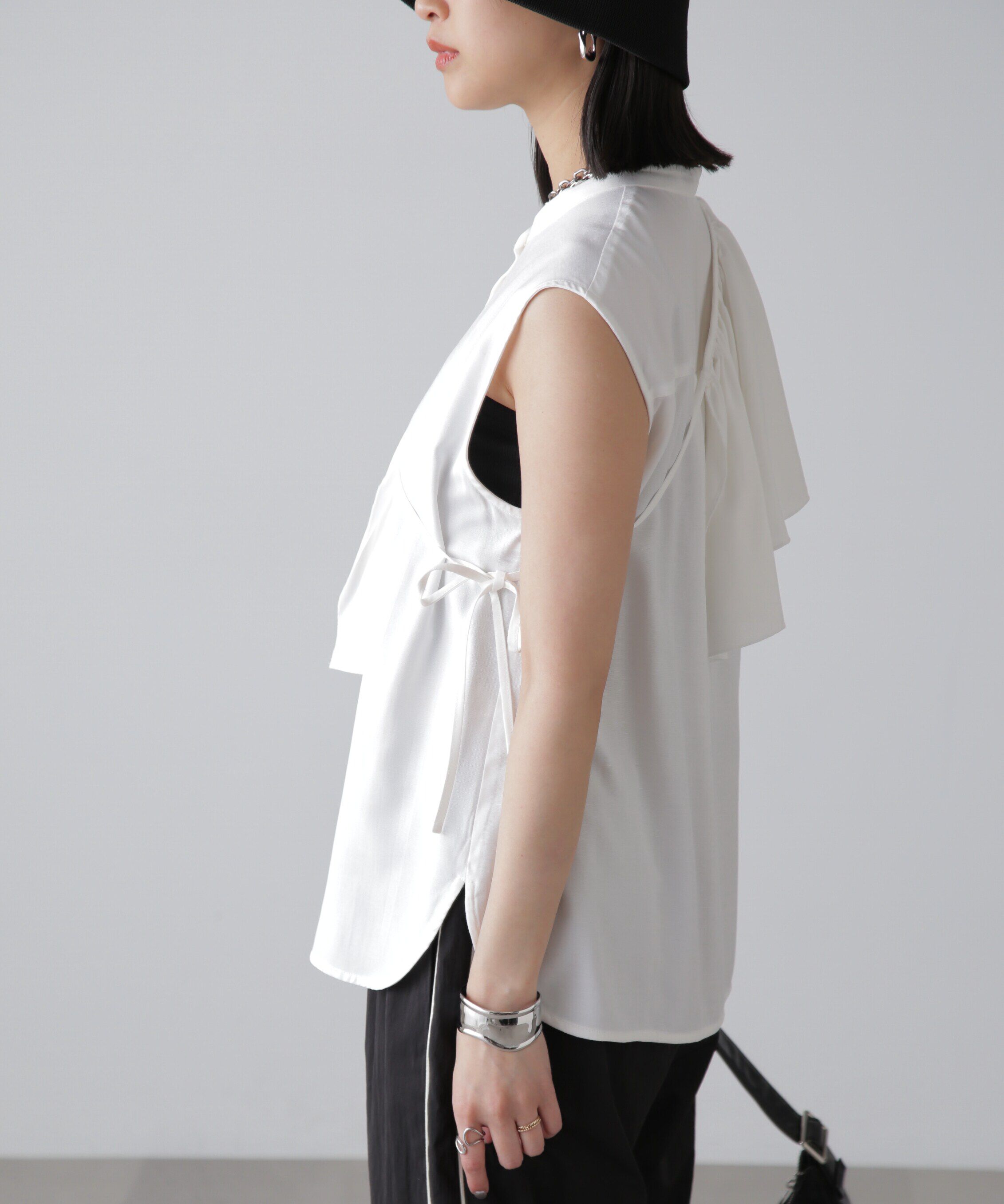  「マルチウェイフリルセットブラウス」|シャツ・ブラウス|