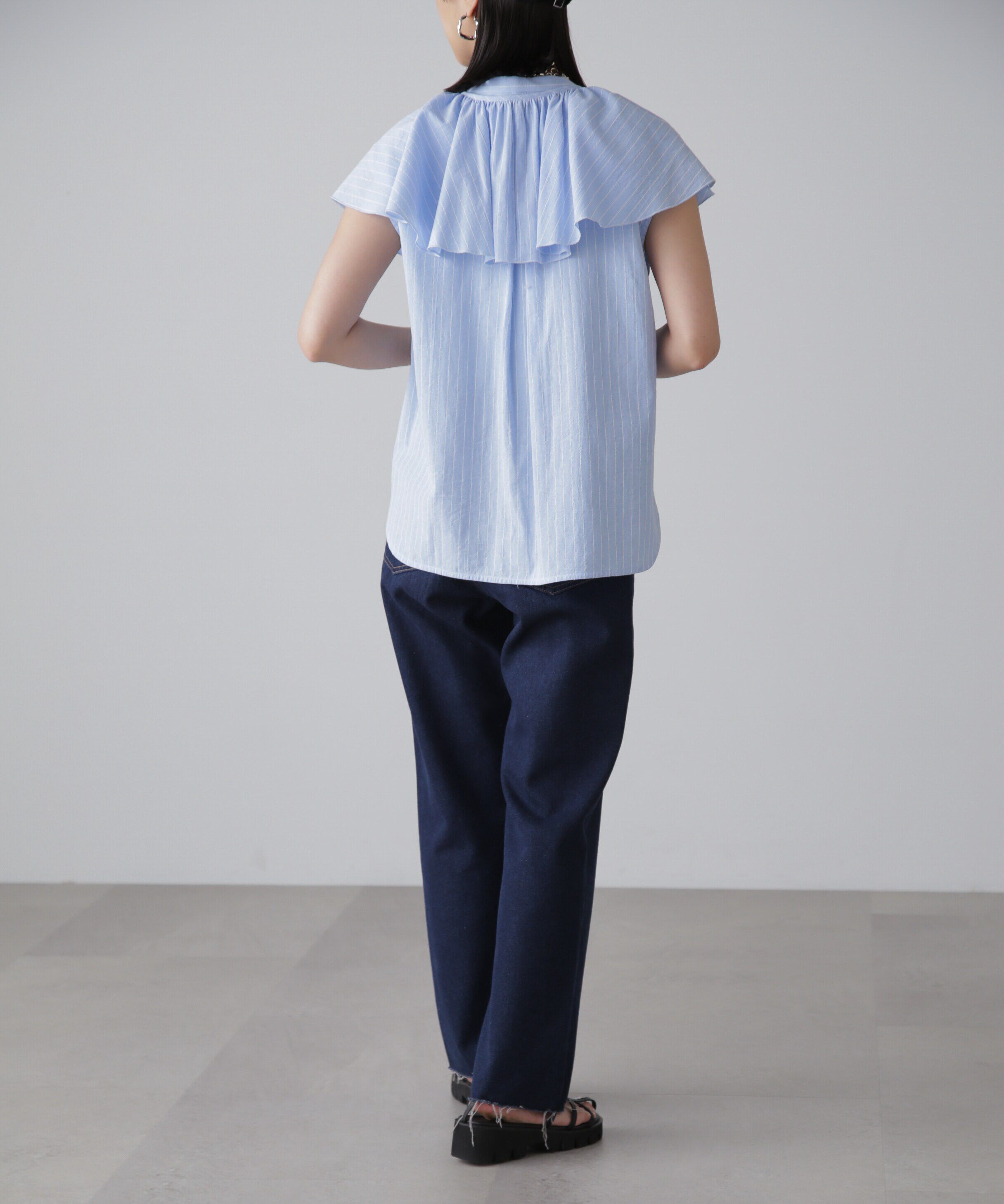  「マルチウェイフリルセットブラウス」|シャツ・ブラウス|