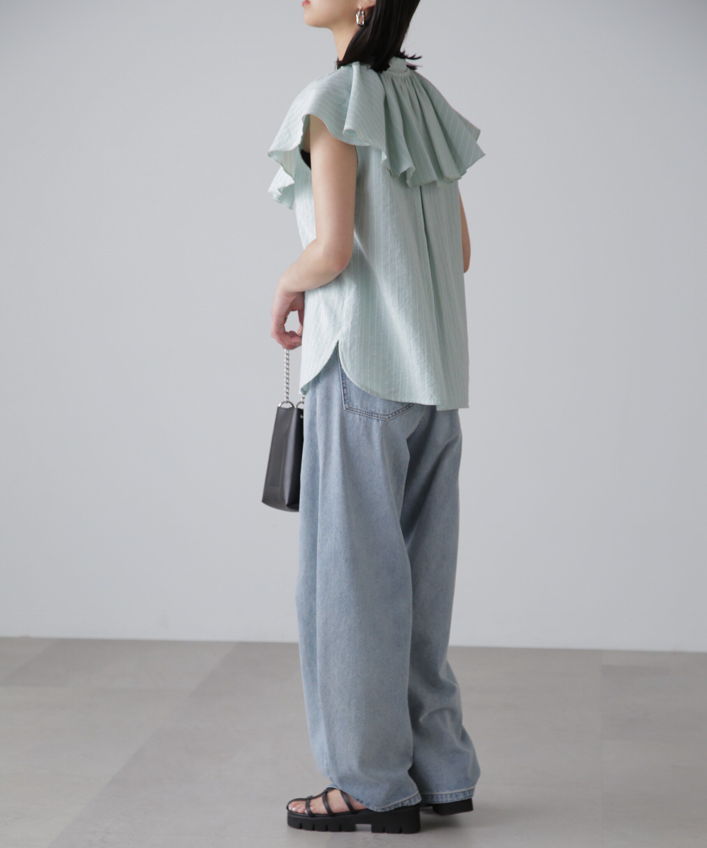  「マルチウェイフリルセットブラウス」|シャツ・ブラウス|