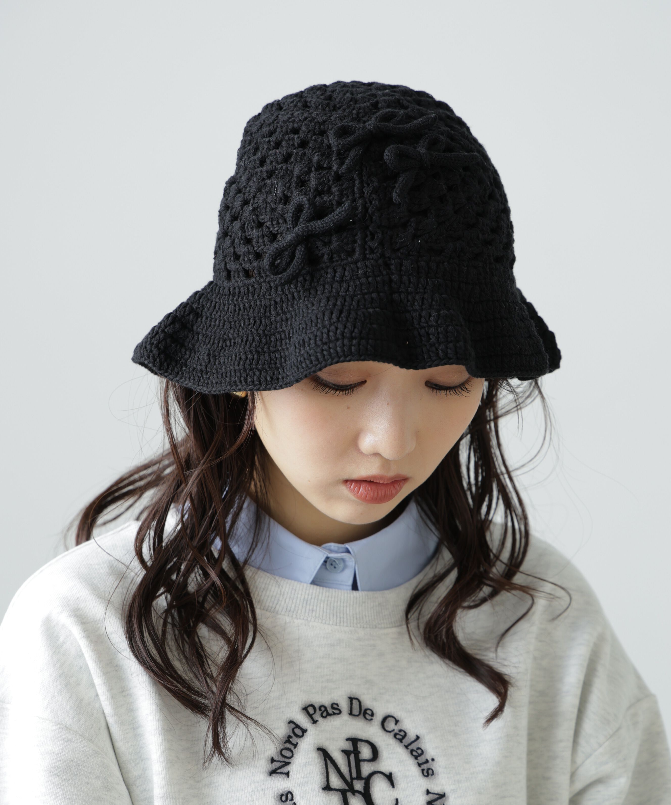  「リボンニットクロッシェ」|ソックス|