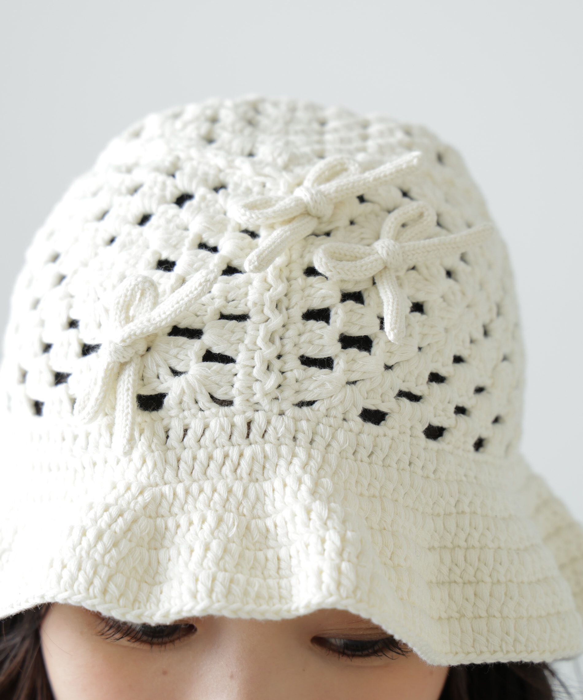  「リボンニットクロッシェ」|ソックス|